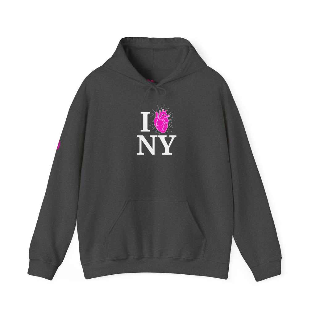 I (Vibe) Heart NY Hoodie // Soft Cotton Hooded Sweatshirt - Iconic Logo Hoodie
