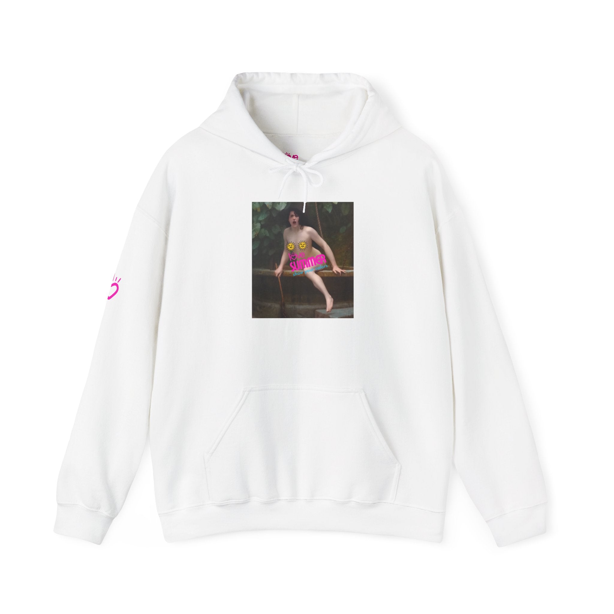 The Love Summer Studio Hoodie // Premium Cotton Hooded Sweatshirt - Art Logo Graphic Hoodie