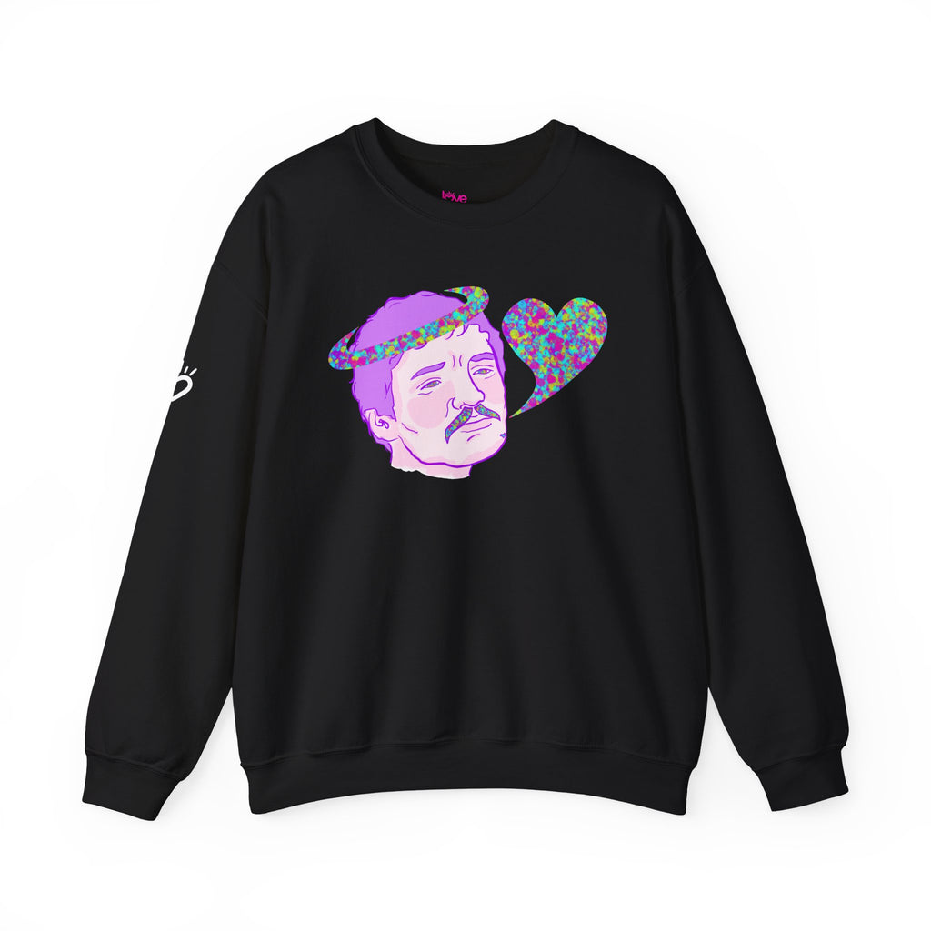 SPEAK LOVE — Cozy Sweatshirt | Pop Art Heart Design