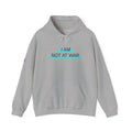 I AM NOT AT WAR Peace Hoodie // Premium Cotton Hooded Sweatshirt - Protest Hoodie