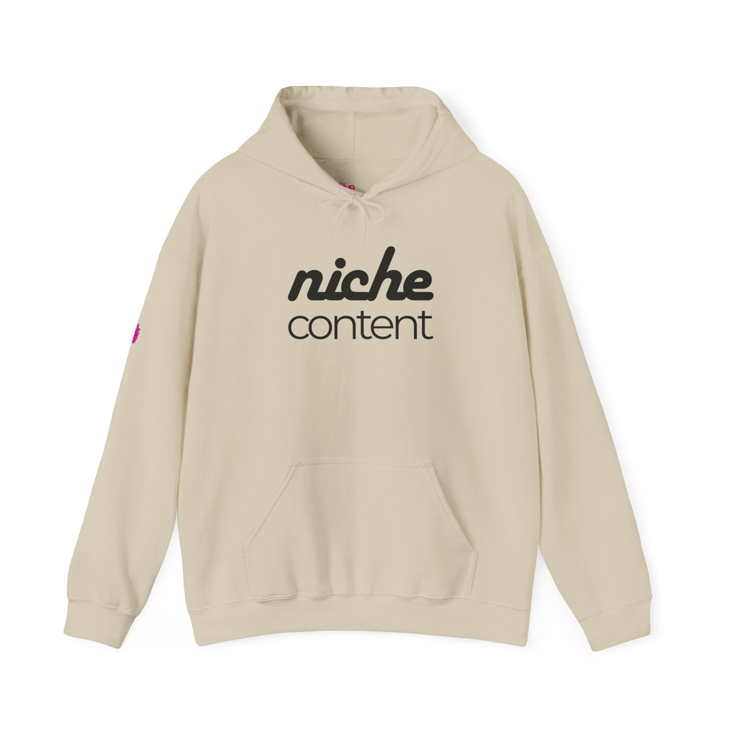 NICHE CONTENT Hoodie // Soft Cotton Hooded Sweatshirt - Personality Hoodie