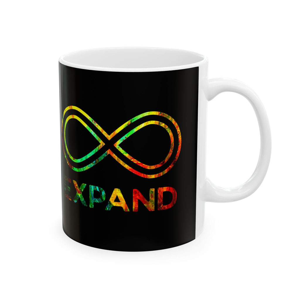 EXPAND Watercolor Graphic Mug // Durable Ceramic Mug - 11 oz, 15 oz