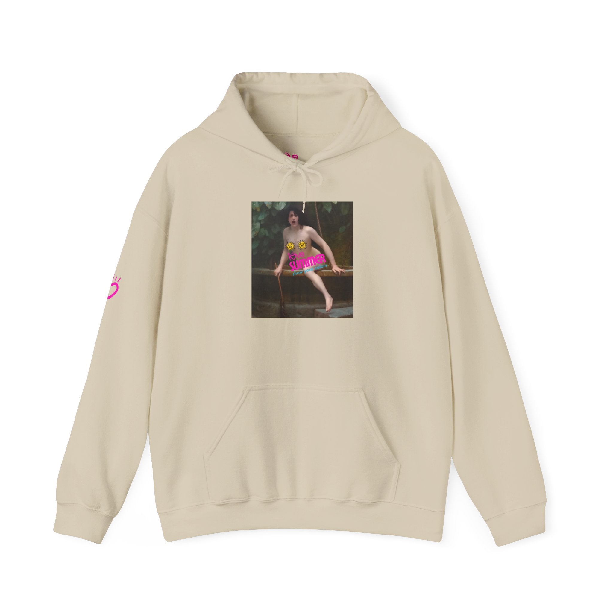 The Love Summer Studio Hoodie // Premium Cotton Hooded Sweatshirt - Art Logo Graphic Hoodie