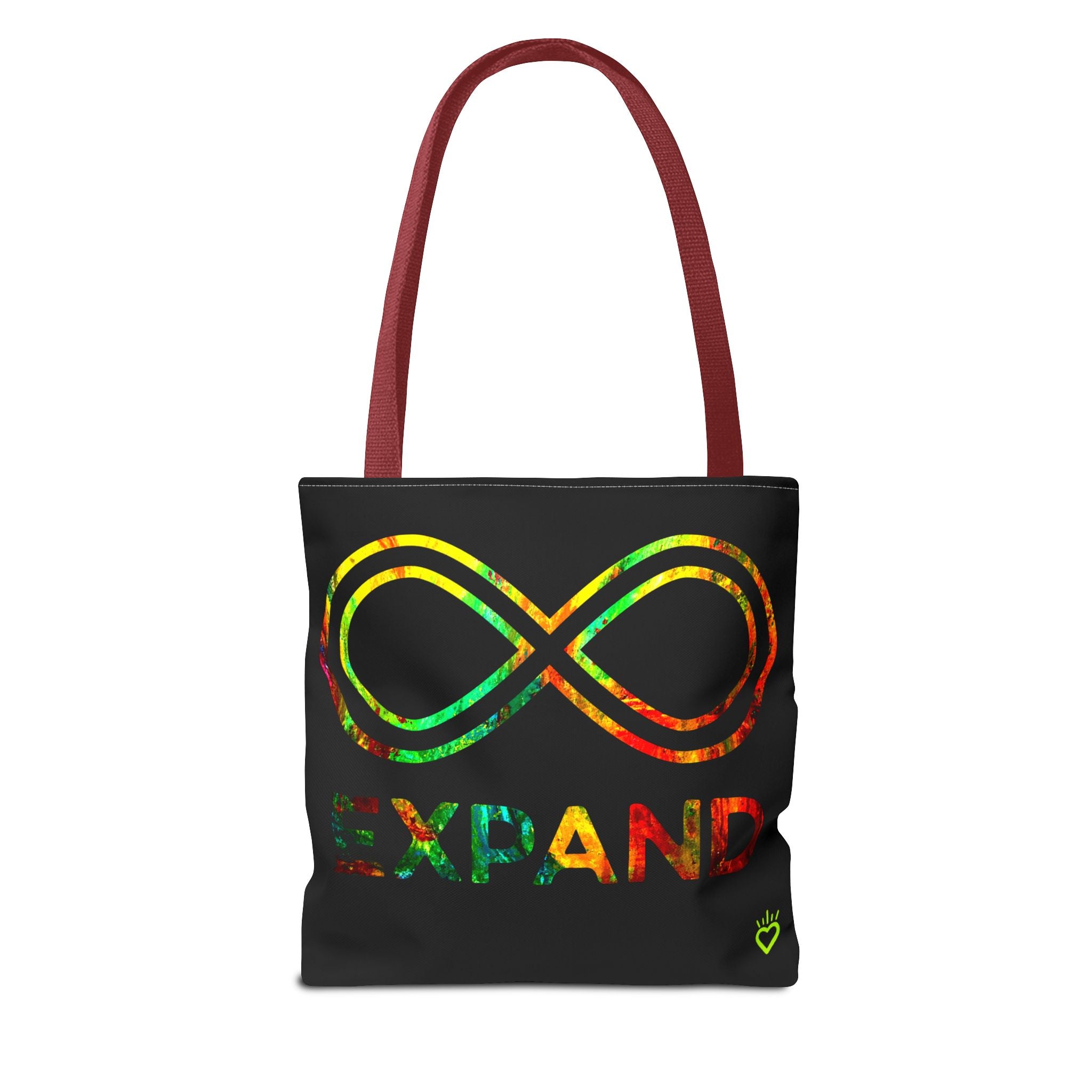 EXPAND Watercolor Graphic Everyday Tote // Compact Tote Bag - Inspirational Carryall