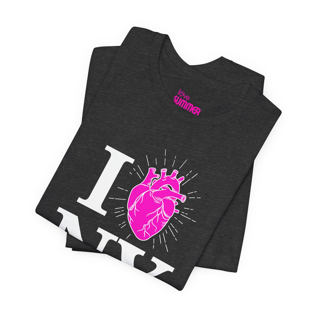 I (Vibe) Heart NY Tee // Premium Cotton Unisex T-shirt - Iconic Logo Tee
