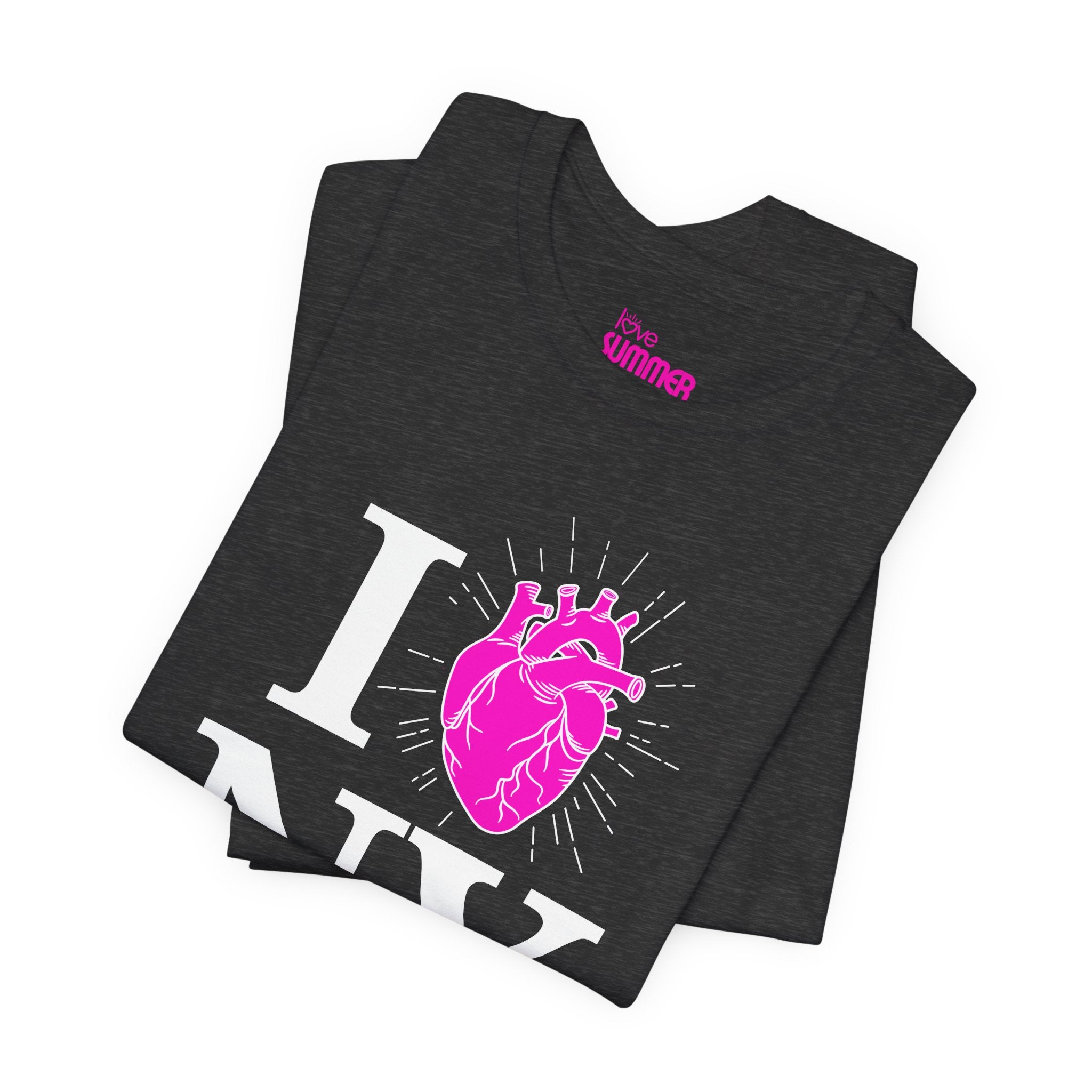 I (Vibe) Heart NY Tee // Premium Cotton Unisex T-shirt - Iconic Logo Tee
