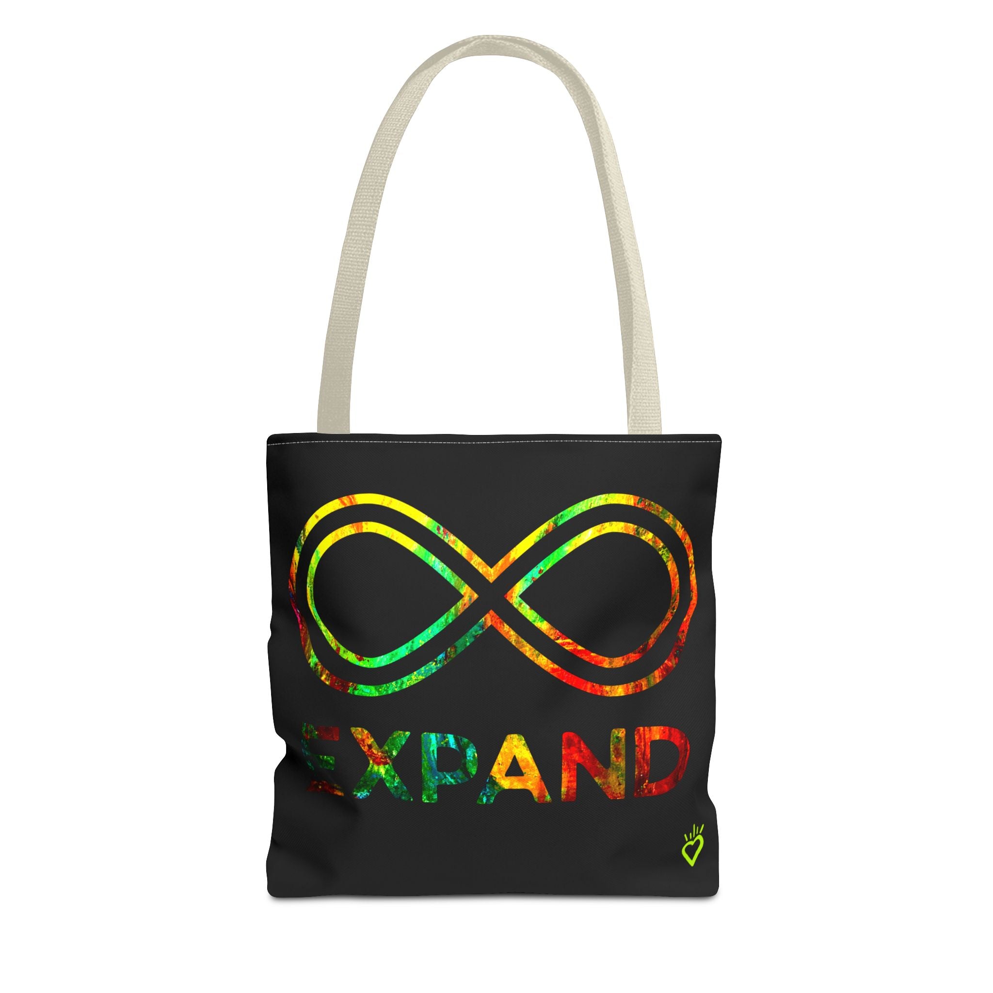 EXPAND Watercolor Graphic Everyday Tote // Compact Tote Bag - Inspirational Carryall