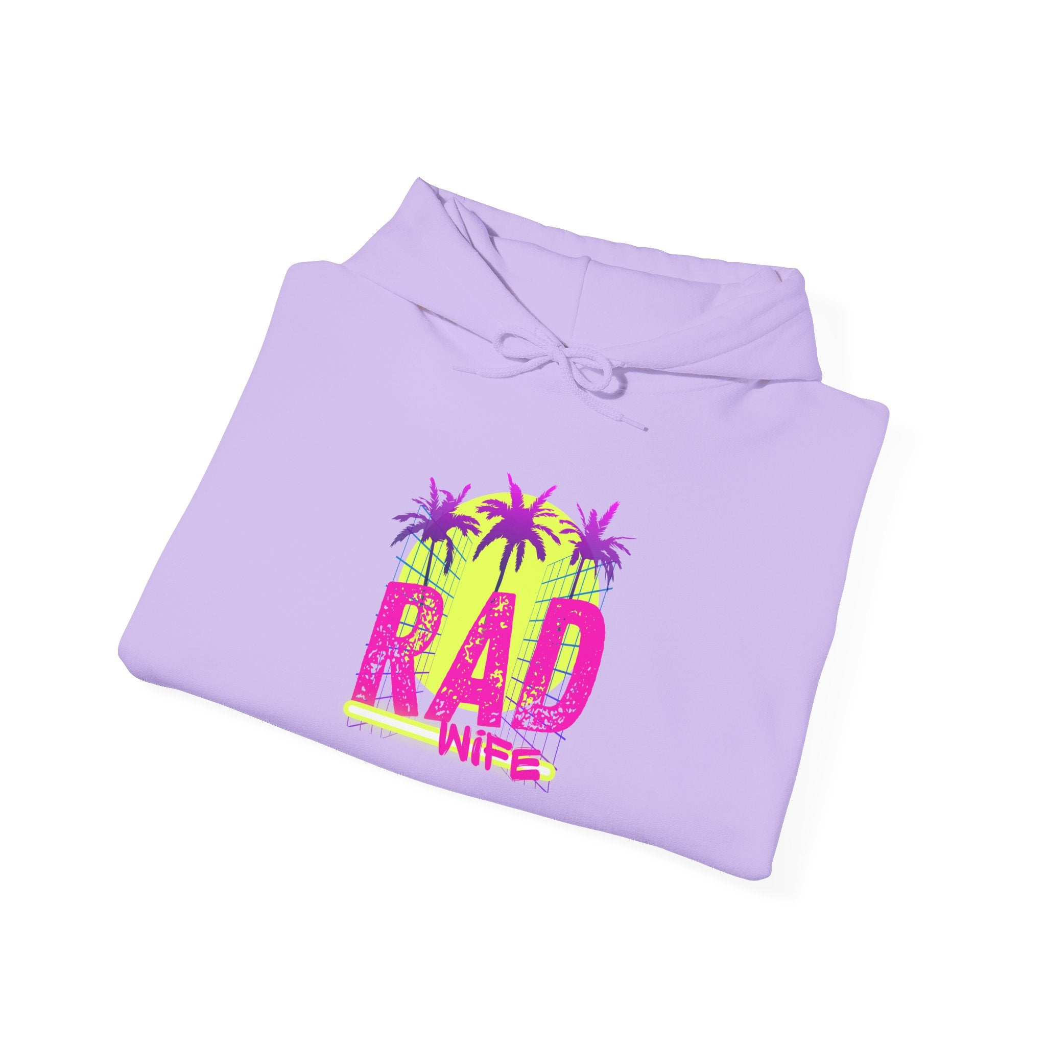 Rad Wife Retro Hoodie // Soft Hooded Sweatshirt - Statement Hoodie