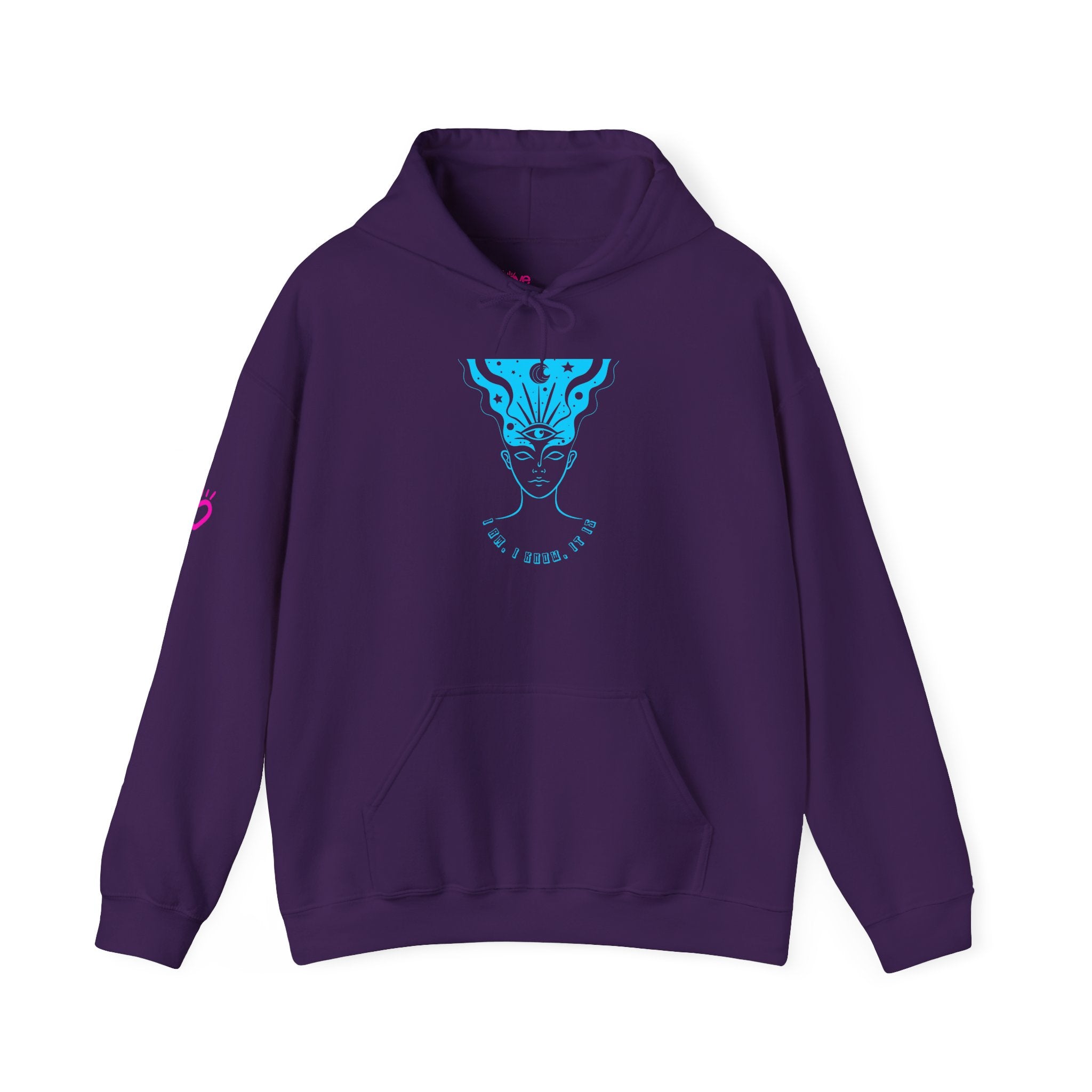 I AM, I KNOW, IT IS Identity Hoodie // Premium Cotton Hooded Sweatshirt - Manifestation Hoodie