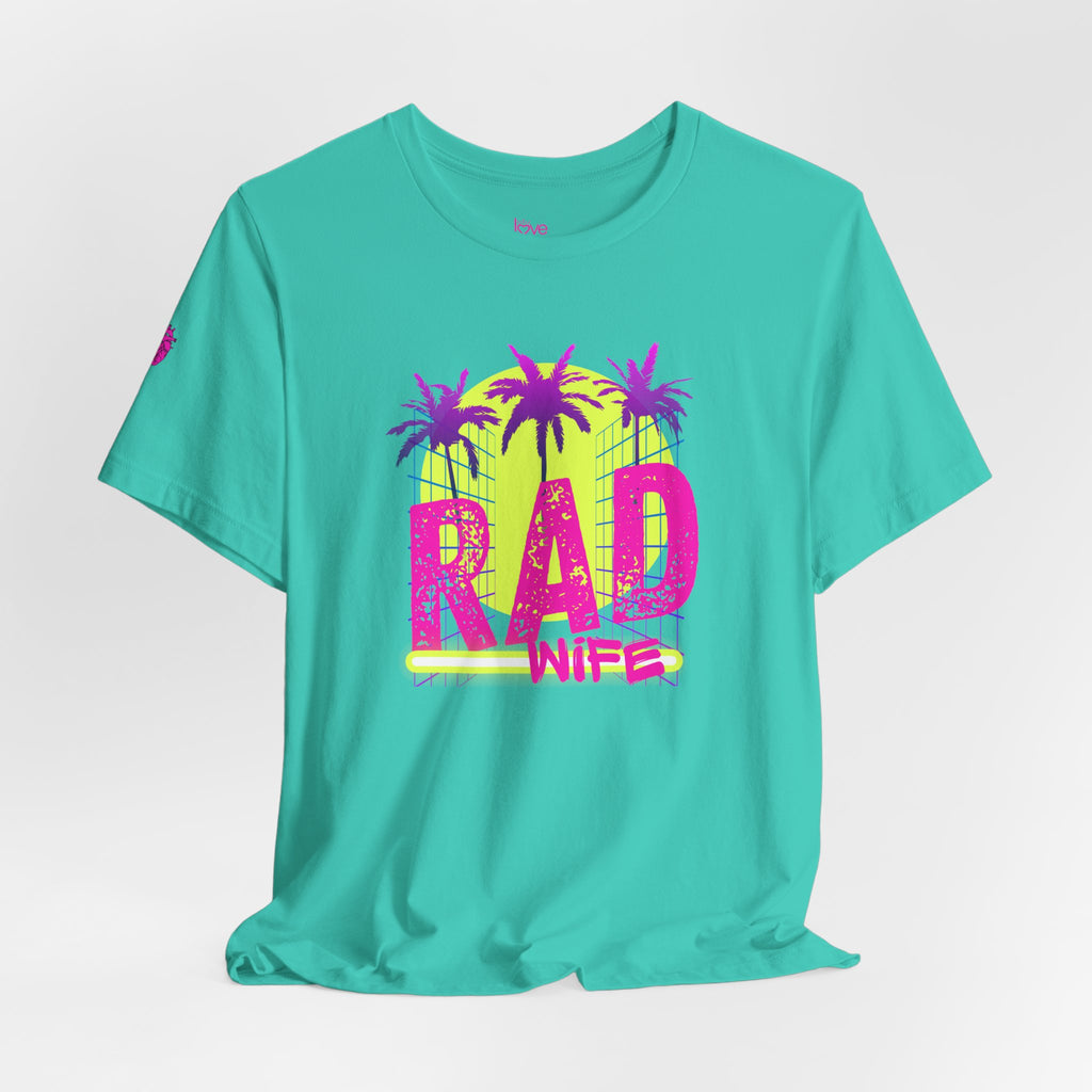 Rad Wife Retro Tee // Premium Cotton Unisex T-shirt - Statement Tee