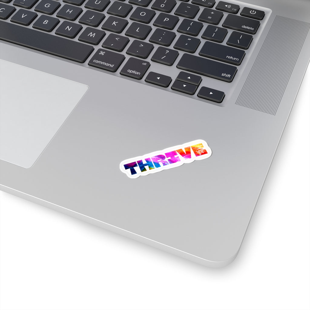 THRIVE — Kiss-Cut Sticker | Bold Watercolor Motivation