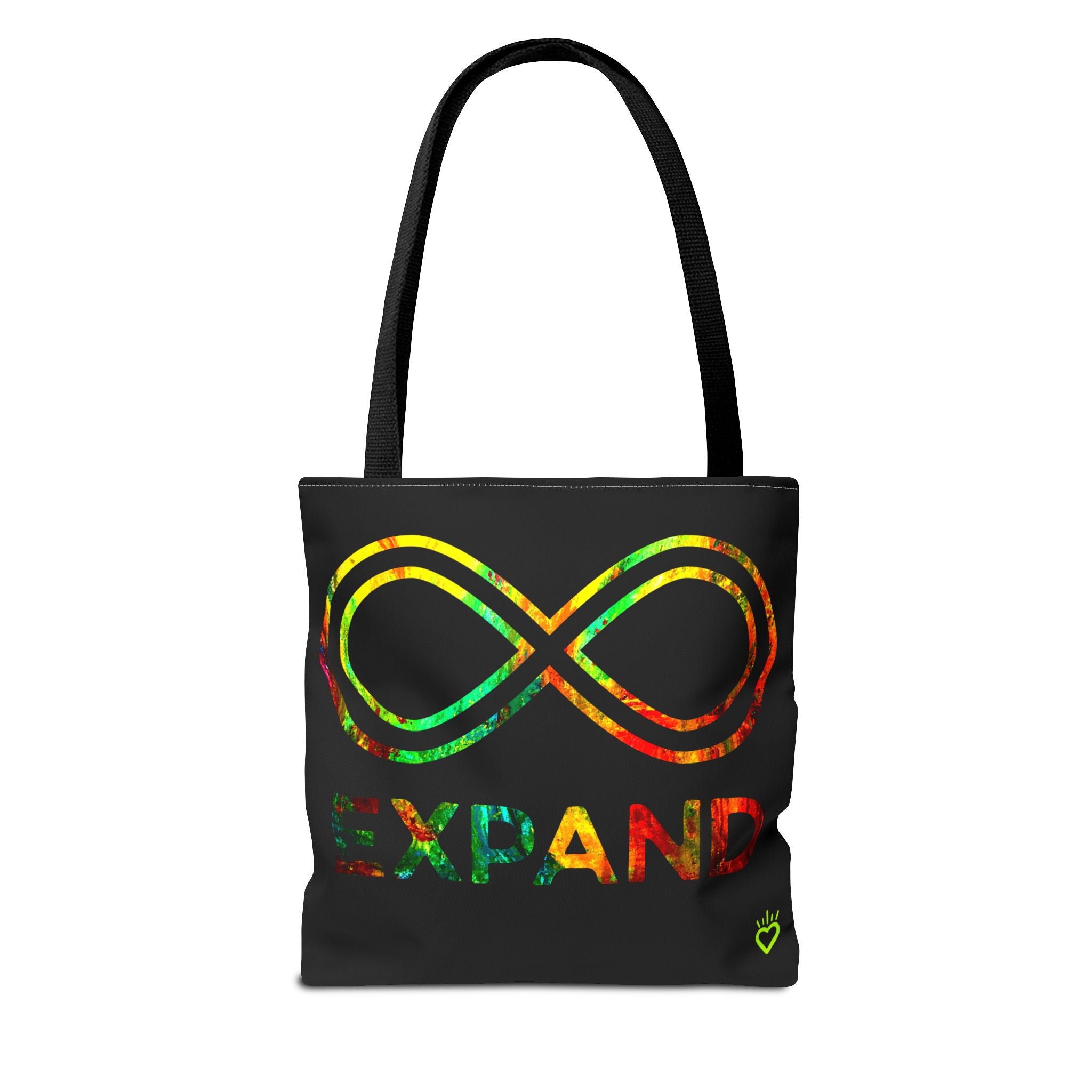 EXPAND Watercolor Graphic Everyday Tote // Compact Tote Bag - Inspirational Carryall