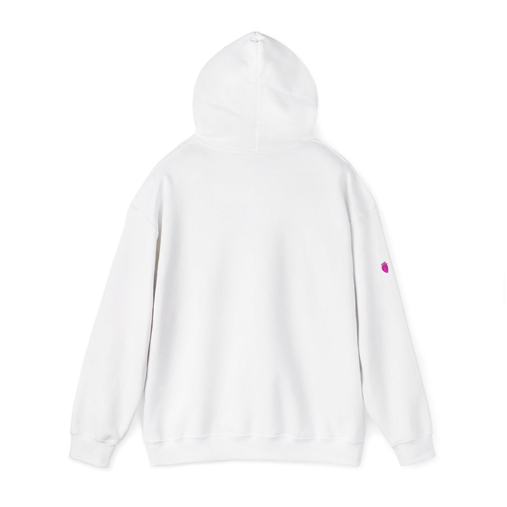#F506B8 Love Summer Pink Color Swatch Hoodie // Soft Cotton Hooded Sweatshirt — Graphic Brand Hoodie