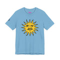 EL SOL Pedro Pascal Portrait Sun Graphic Tee // Premium Cotton Unisex T-Shirt - Sunny Face Graphic