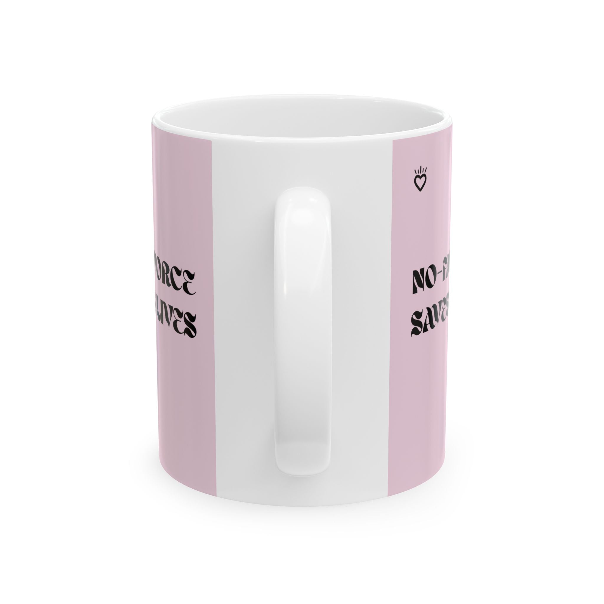 "No Fault Divorce Saves Men's Lives" Mug // Durable Ceramic Mug - 11 oz, 15 oz