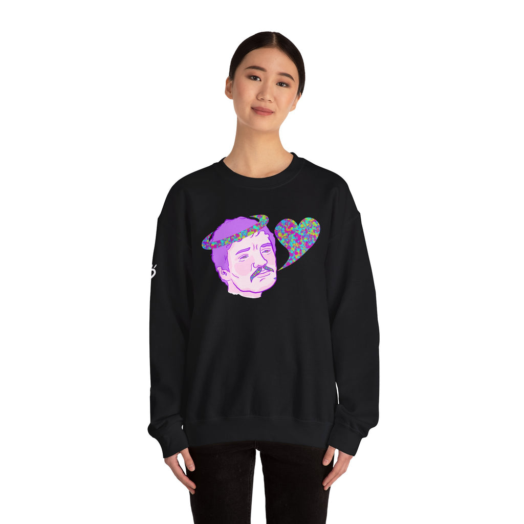 SPEAK LOVE — Cozy Sweatshirt | Pop Art Heart Design