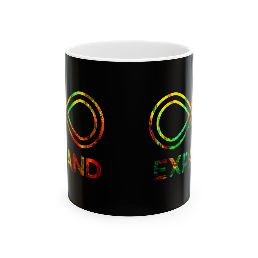 EXPAND Watercolor Graphic Mug // Durable Ceramic Mug - 11 oz, 15 oz