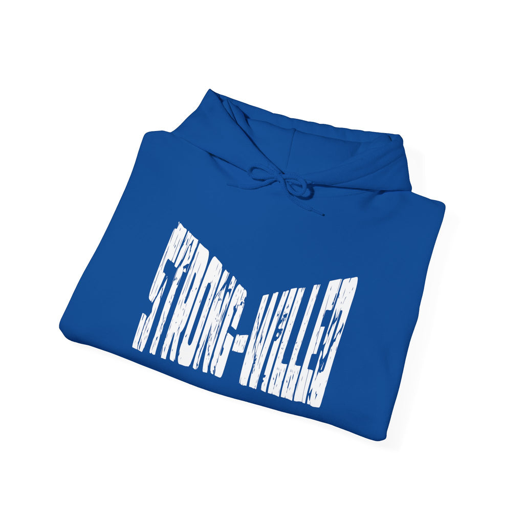 STRONG WILLED Statement Hoodie // Soft Cotton Hooded Sweatshirt - Strength Hoodie