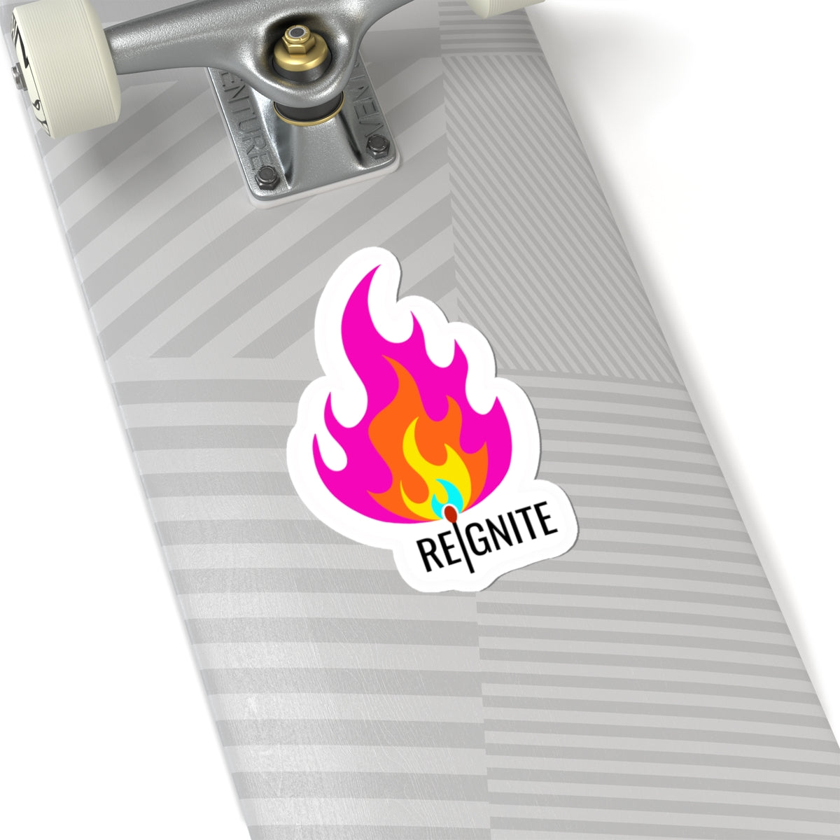REIGNITE — Kiss-Cut Sticker | Flame & Match Motivation