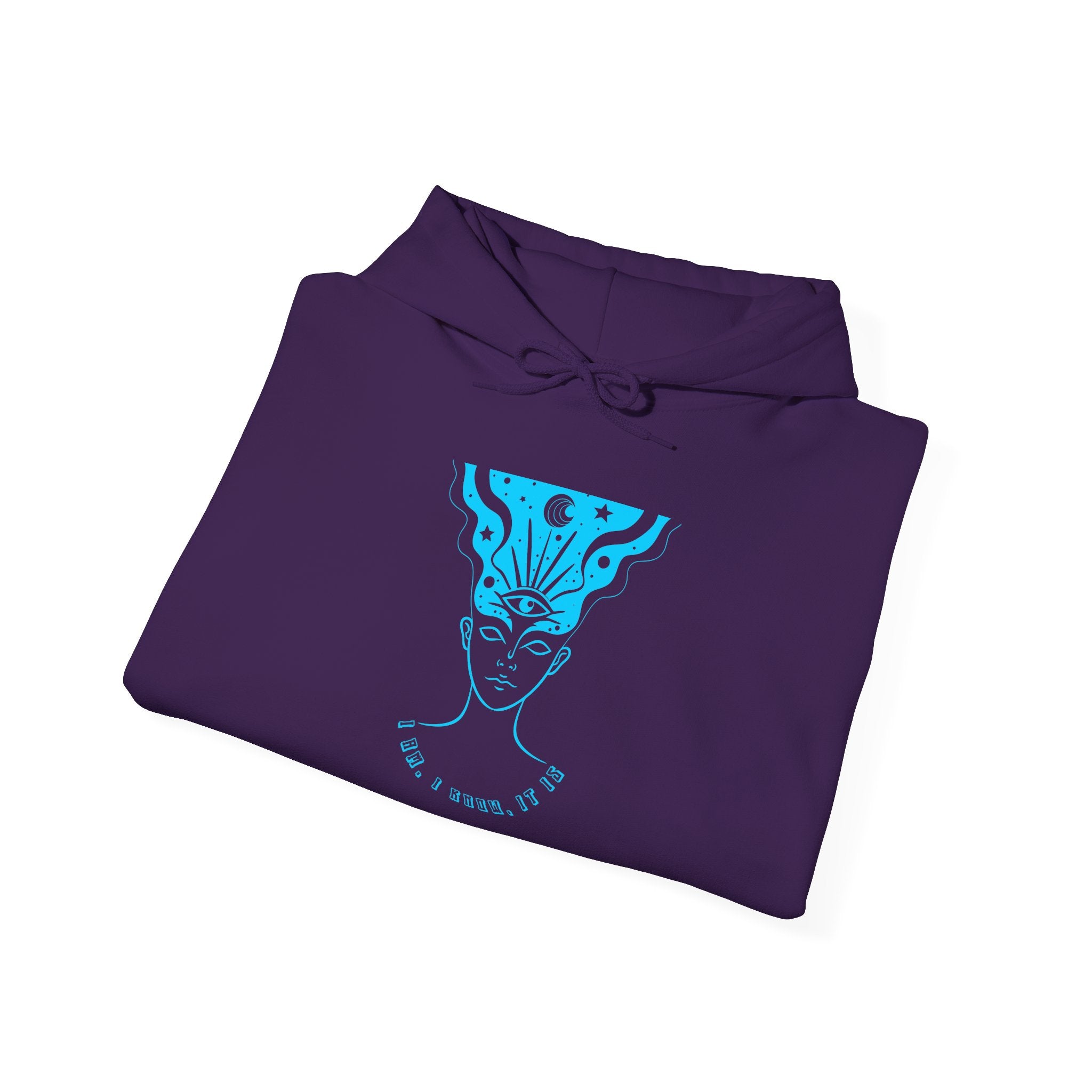 I AM, I KNOW, IT IS Identity Hoodie // Premium Cotton Hooded Sweatshirt - Manifestation Hoodie