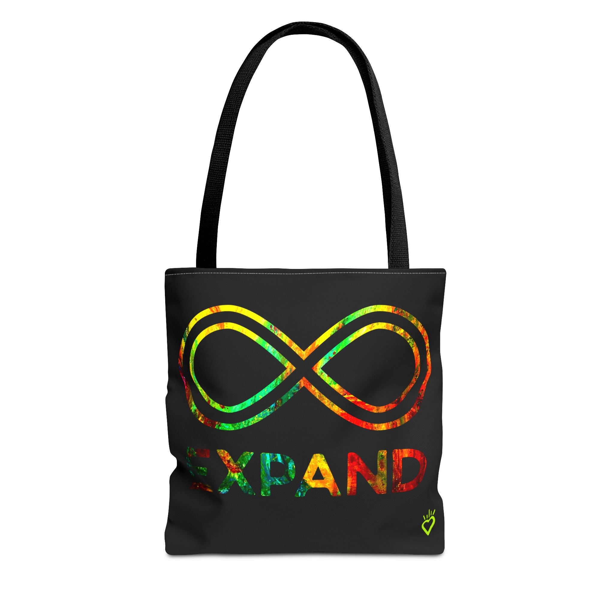 EXPAND Watercolor Graphic Everyday Tote // Compact Tote Bag - Inspirational Carryall