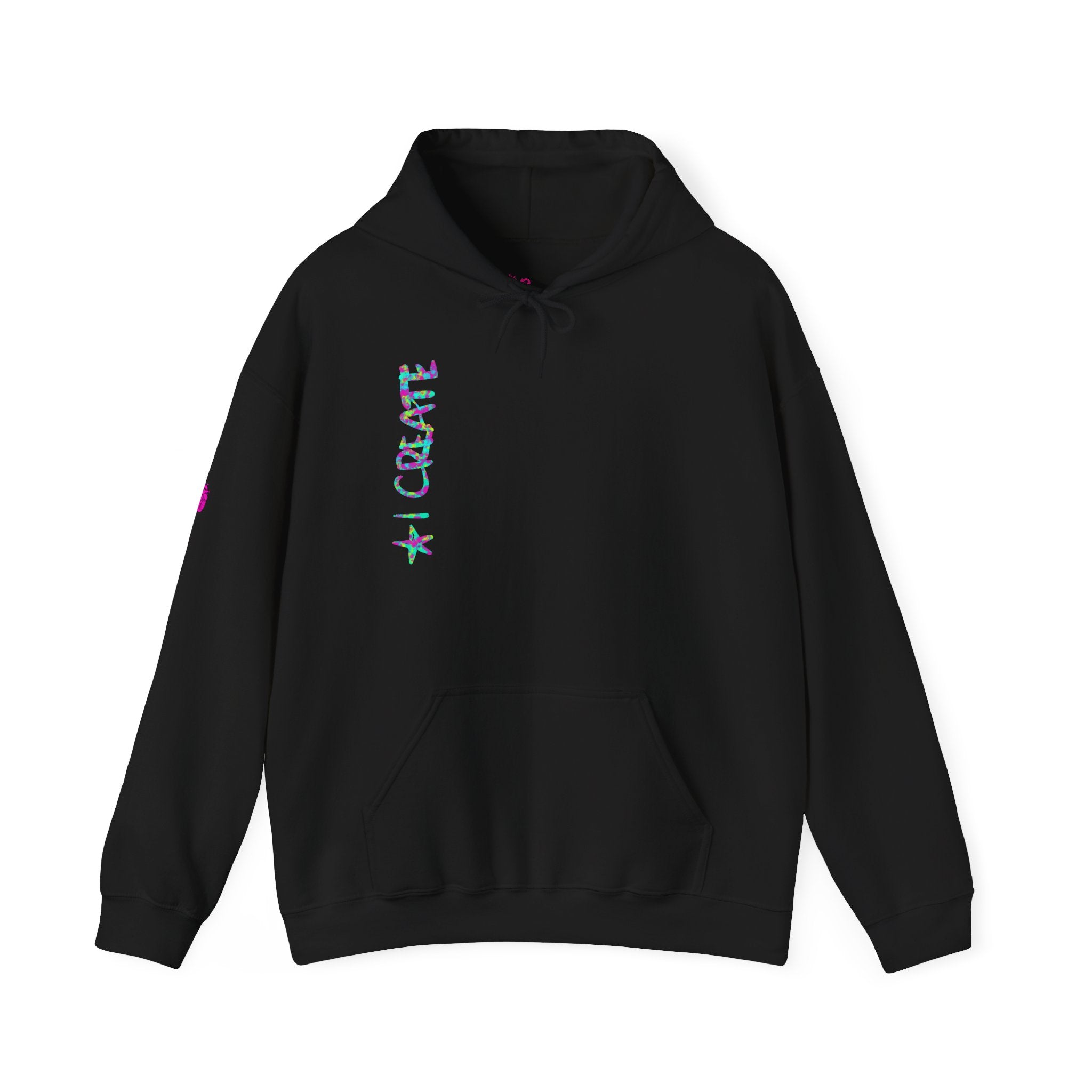 I CREATE Hoodie // Soft Cotton Hooded Sweatshirt - Creator Hoodie