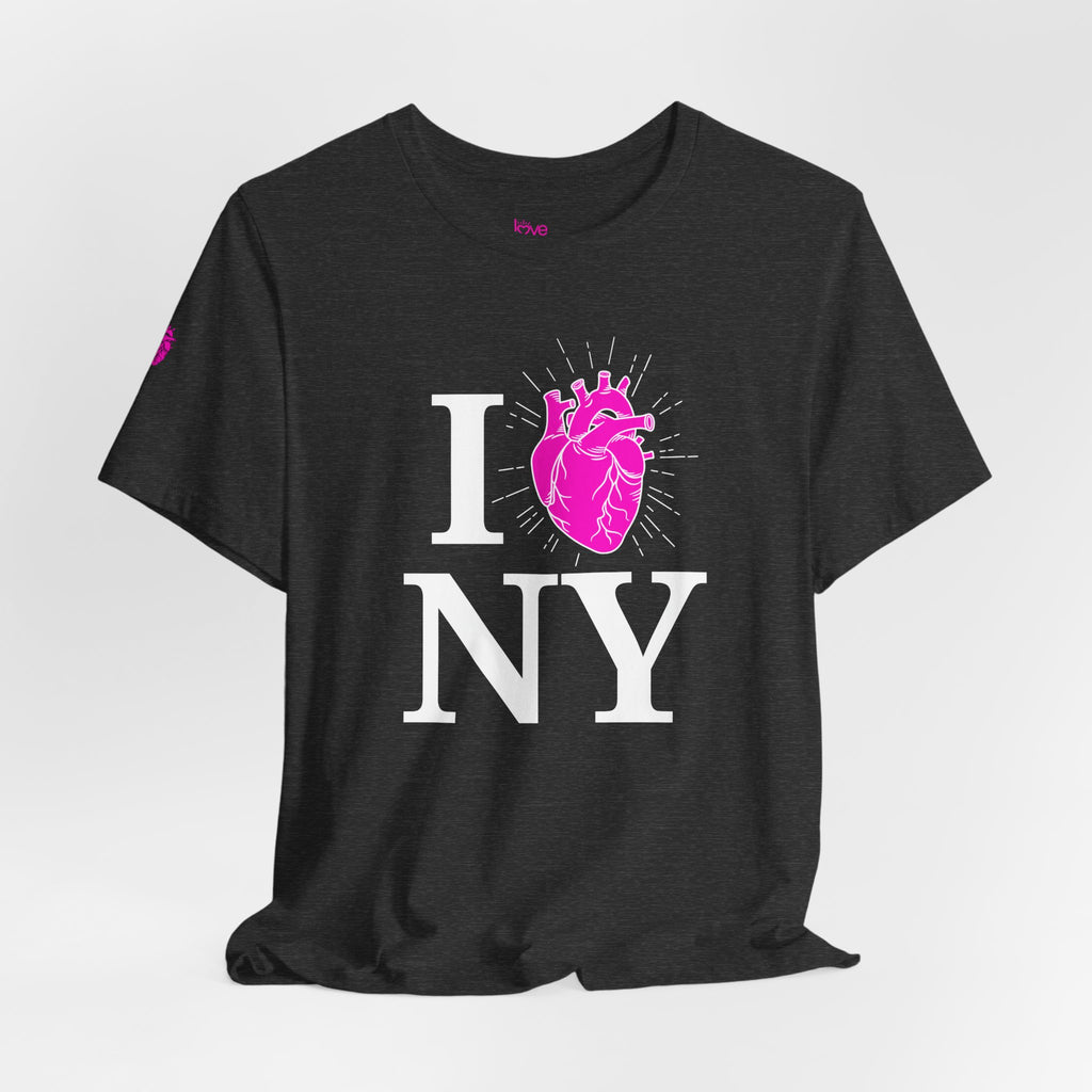I (Vibe) Heart NY Tee // Premium Cotton Unisex T-shirt - Iconic Logo Tee