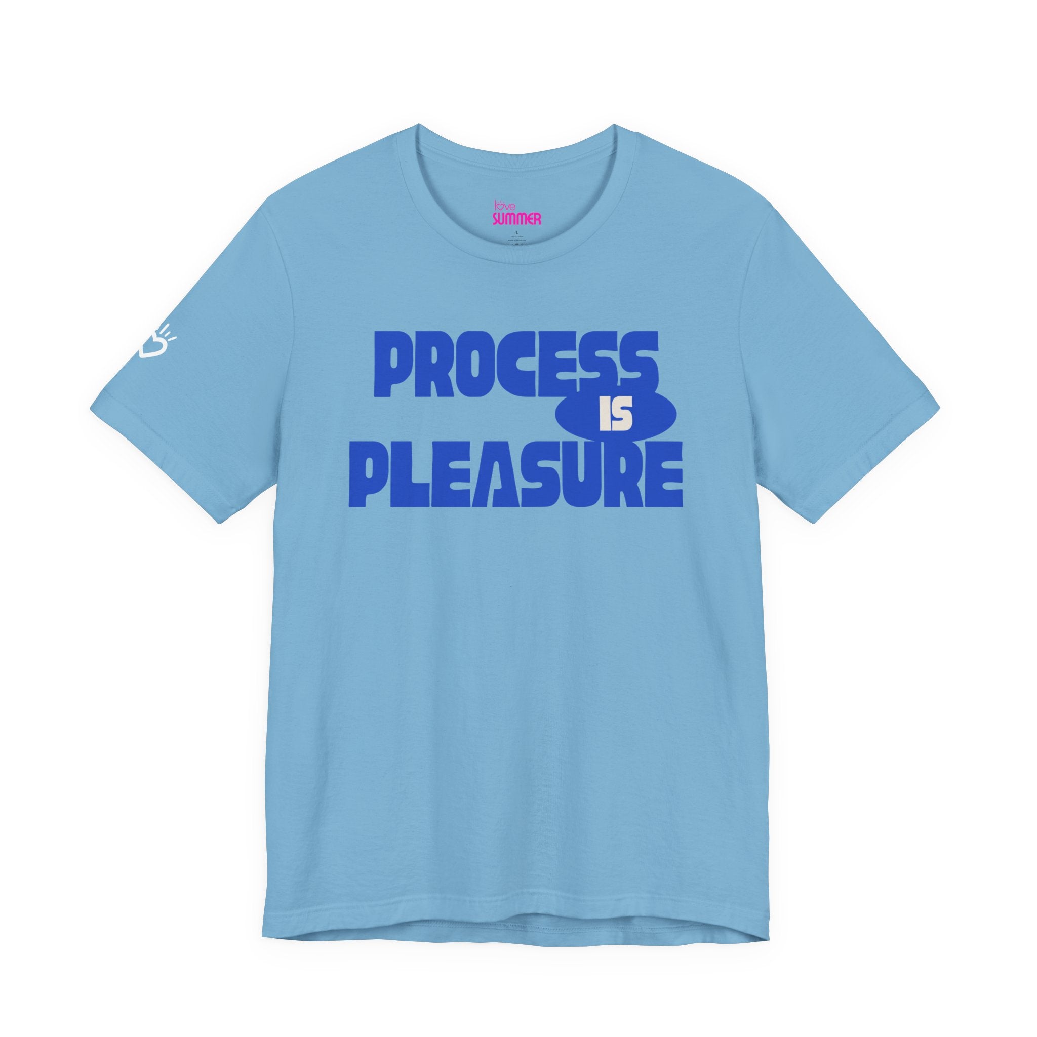 PROCESS IS PLEASURE Graphic Tee // Premium Cotton Unisex T-Shirt - Inspiration, Motivation