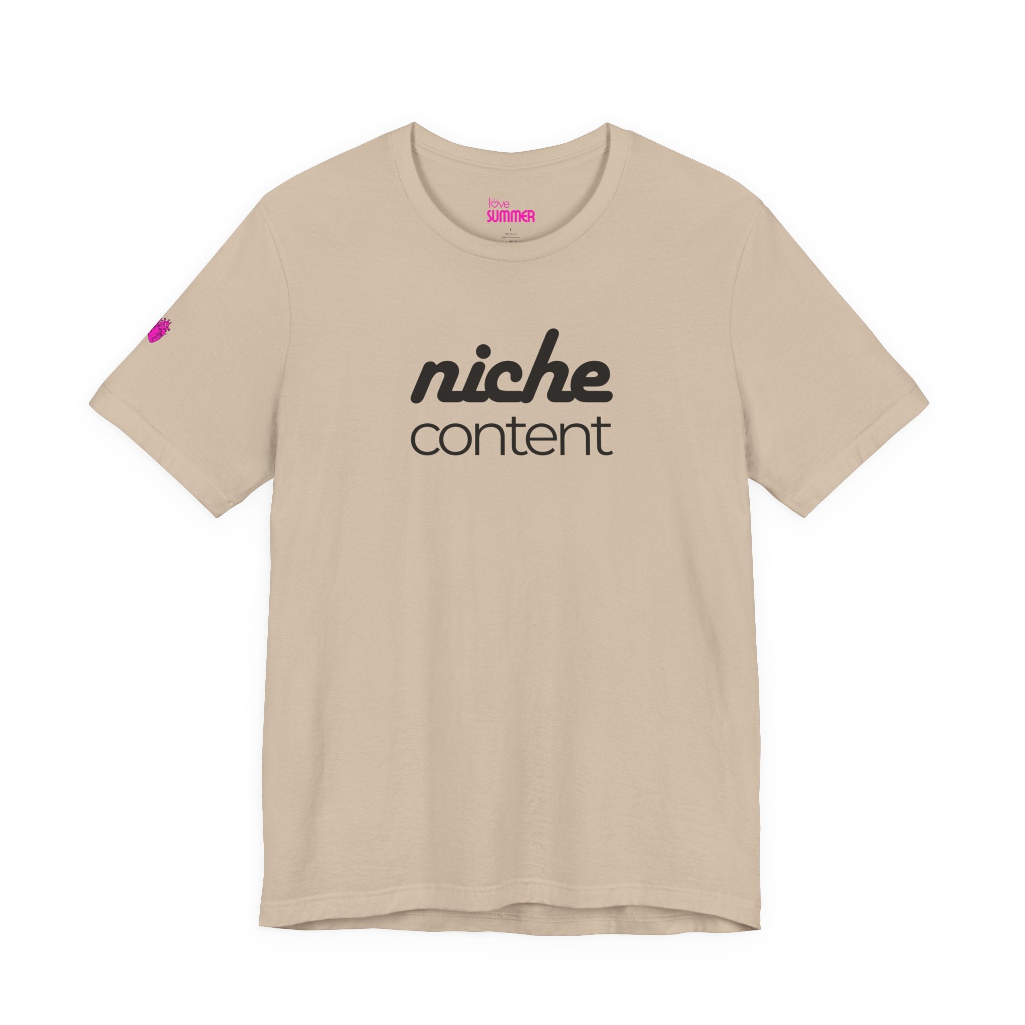 NICHE CONTENT Tee // Premium Cotton Unisex T-Shirt - Personality Tee