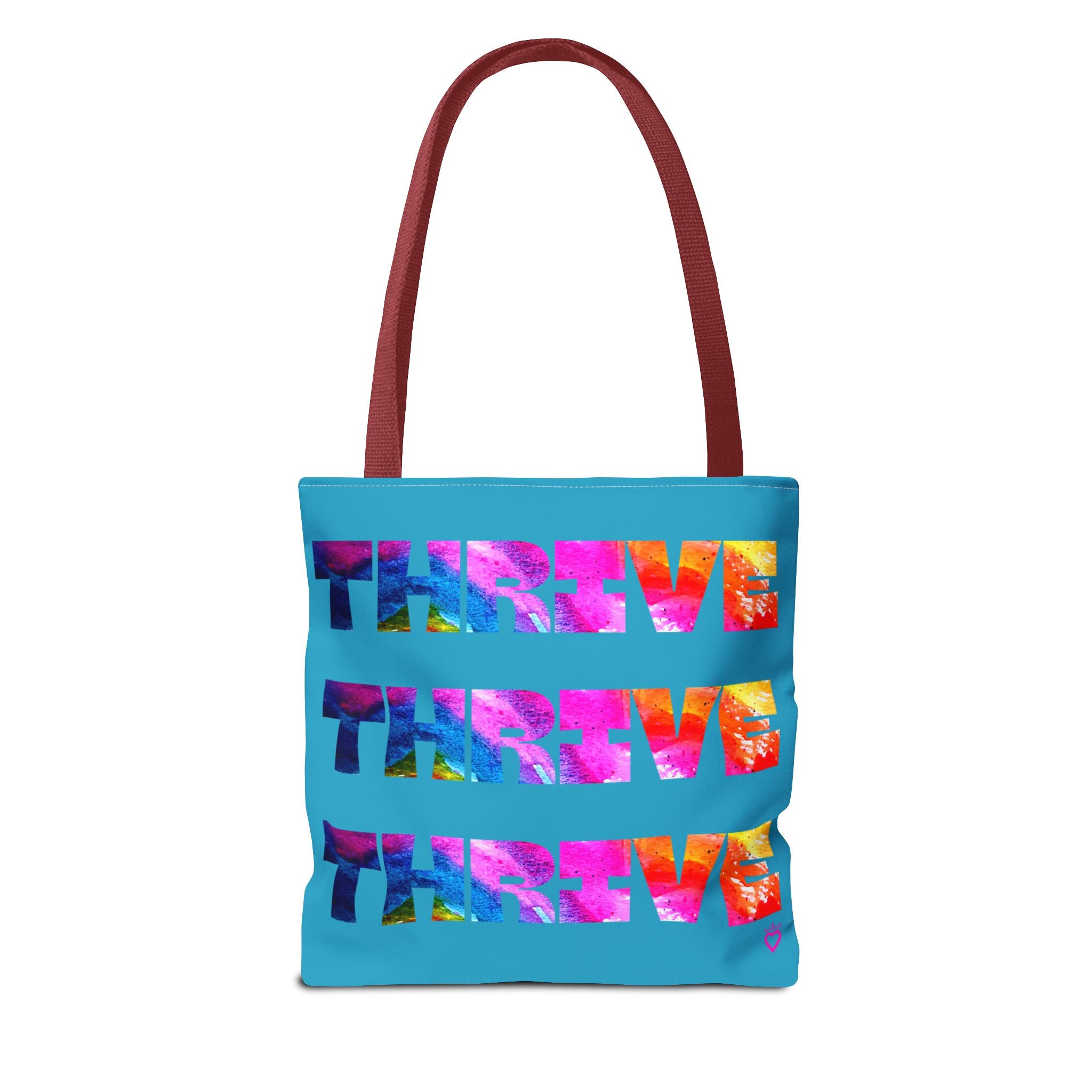 THRIVE Watercolor Everyday Tote Bag // Compact Tote Bag - Inspirational Carryall