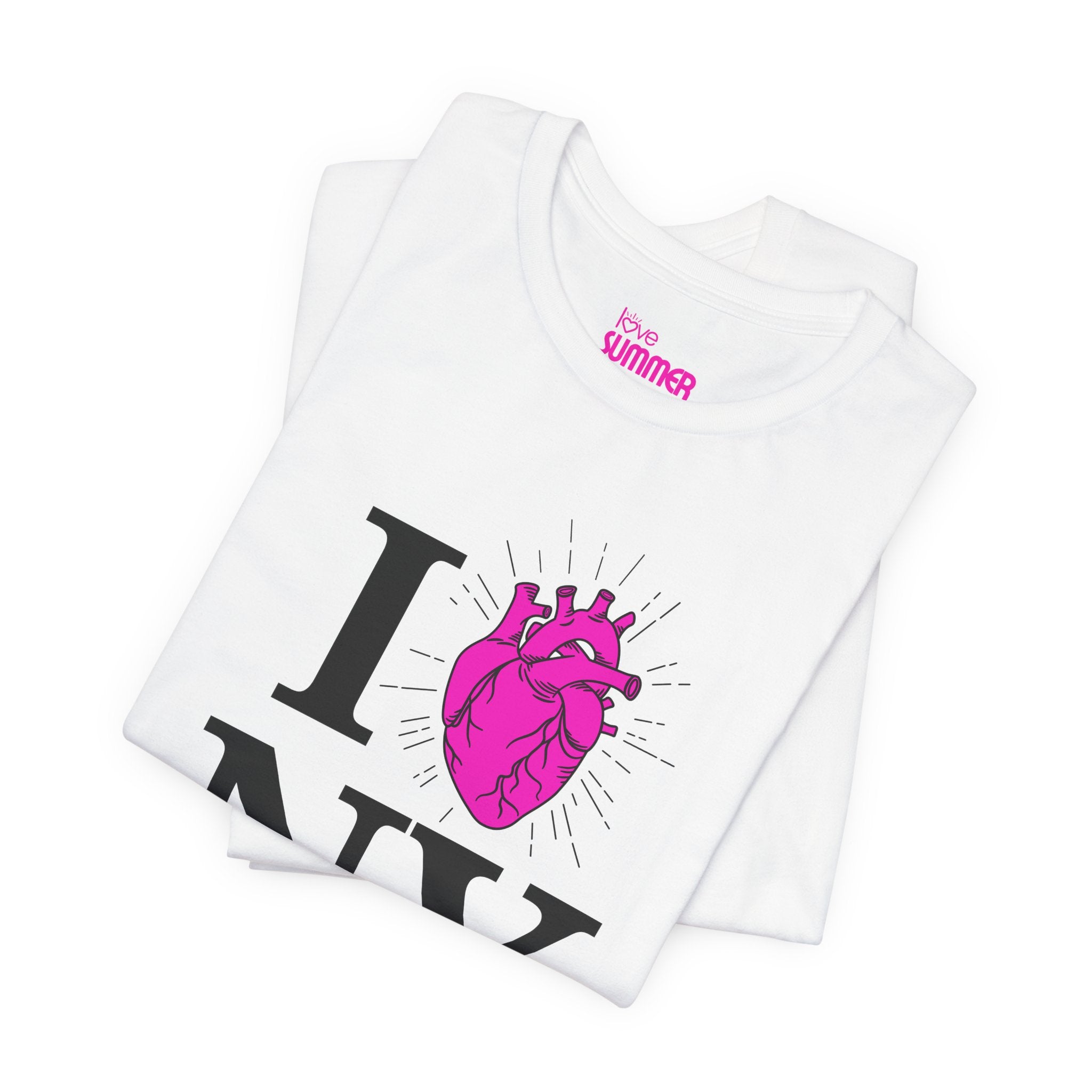 I (Vibe) Heart NY Tee // Premium Cotton Unisex T-shirt - Iconic Logo Tee