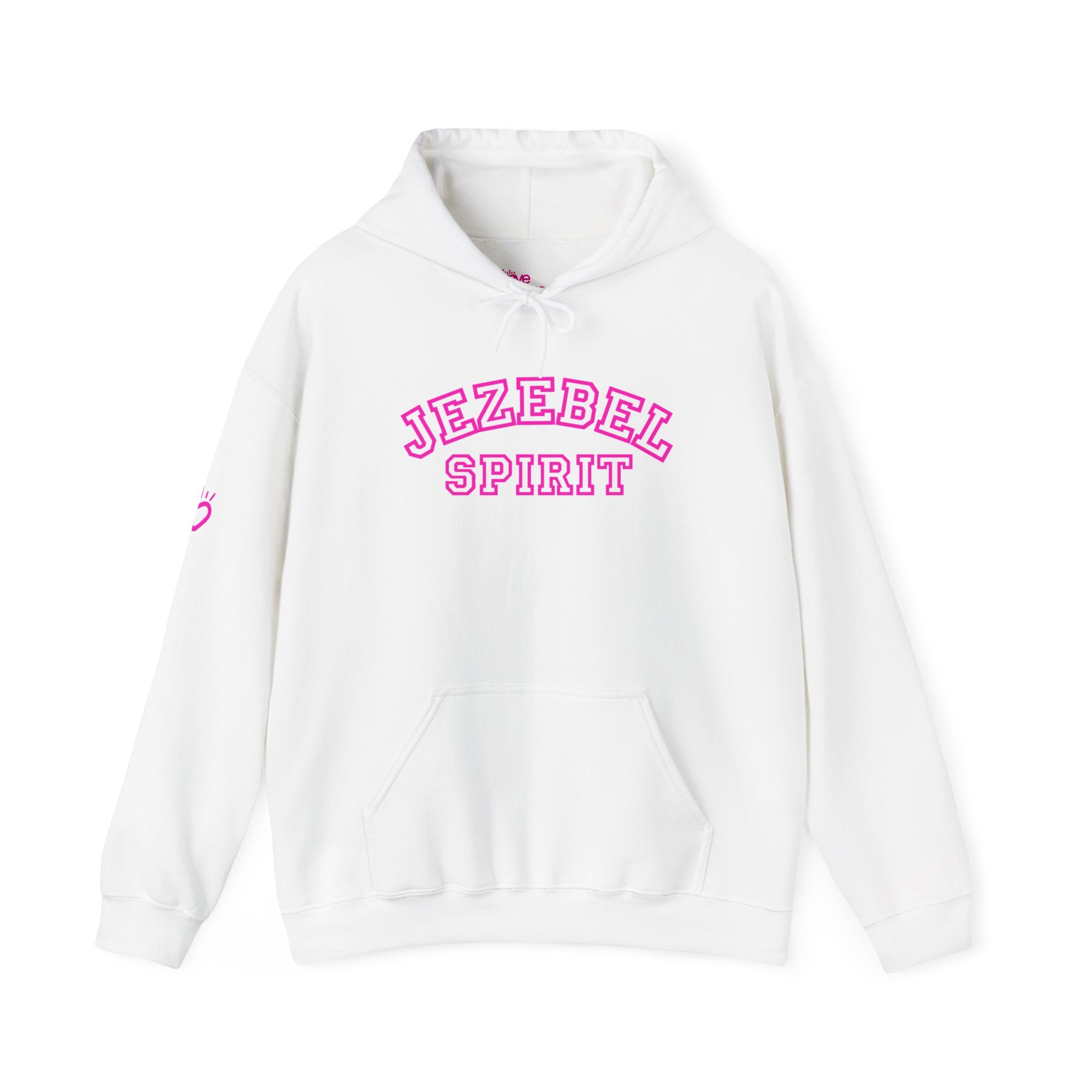 JEZEBEL SPIRIT Statement Hoodie // Premium Cotton Hooded Sweatshirt - Defiant Minimalist Hoodie