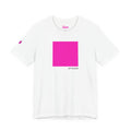 #F506B8 Love Summer Pink Color Swatch Tee // Premium Cotton Unisex T-shirt — Graphic Brand Tee