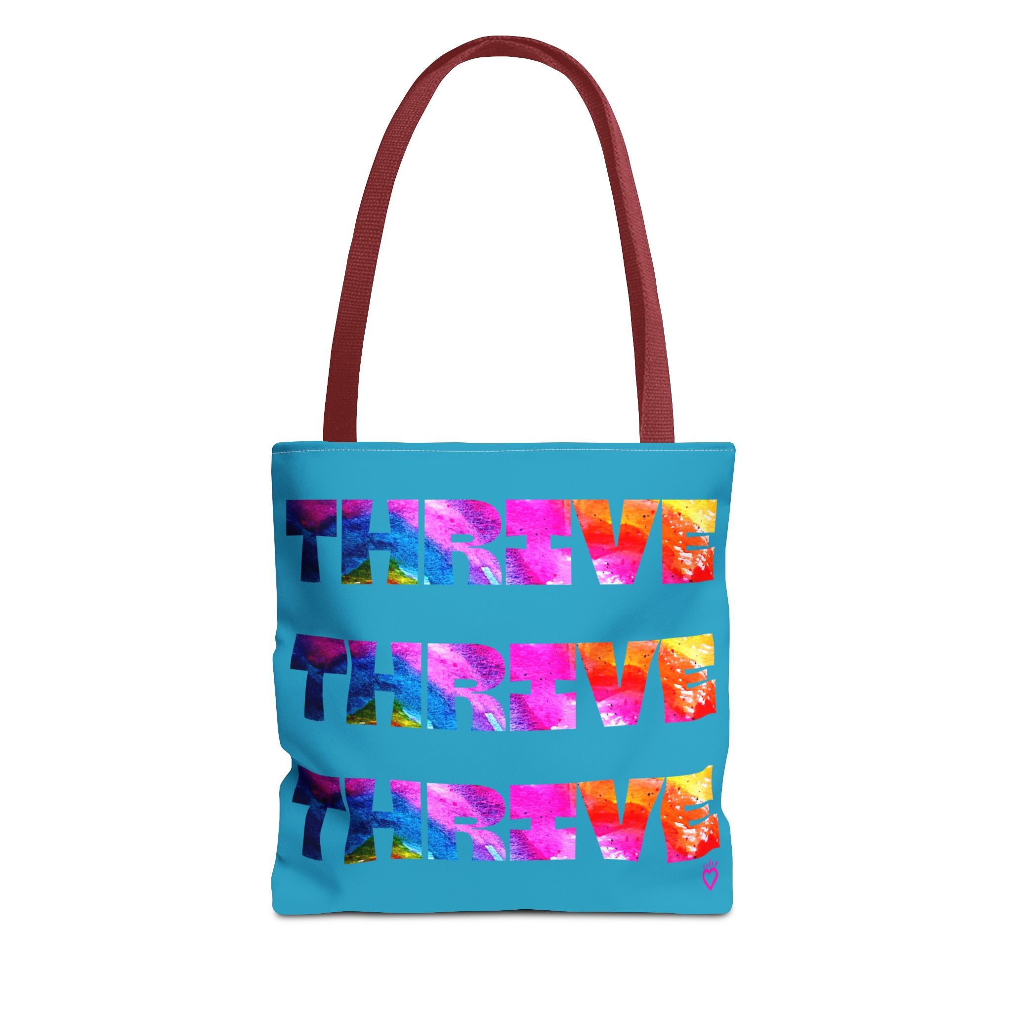 THRIVE Watercolor Everyday Tote Bag // Compact Tote Bag - Inspirational Carryall