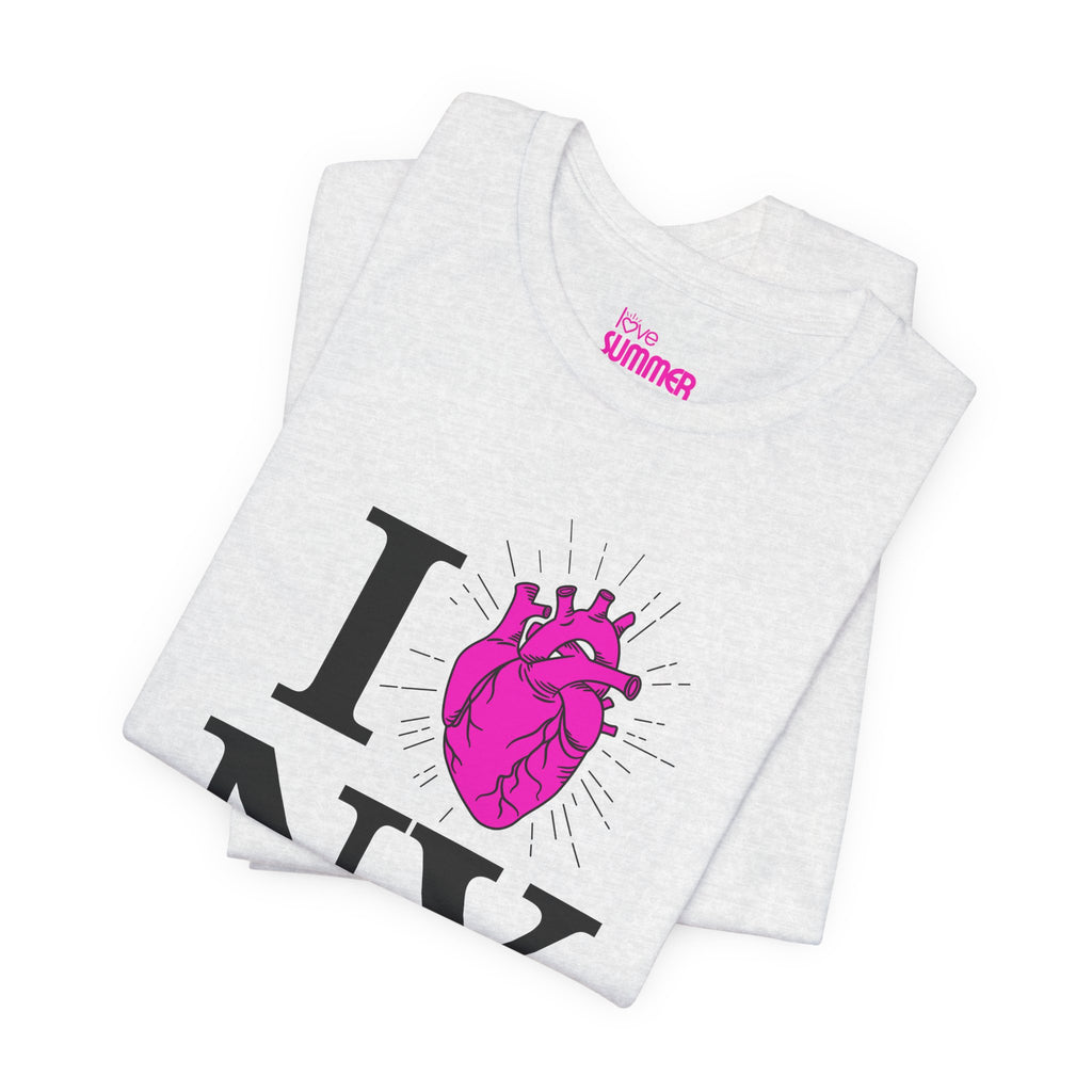 I (Vibe) Heart NY Tee // Premium Cotton Unisex T-shirt - Iconic Logo Tee