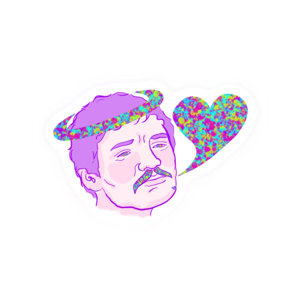 SPEAK LOVE — Kiss-Cut Sticker | Pop Art Heart Design