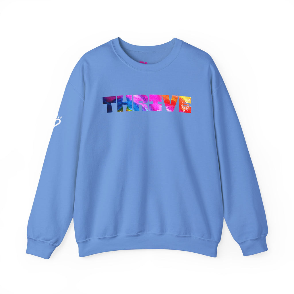 THRIVE — Cozy Sweatshirt | Watercolor Graphic Crewneck