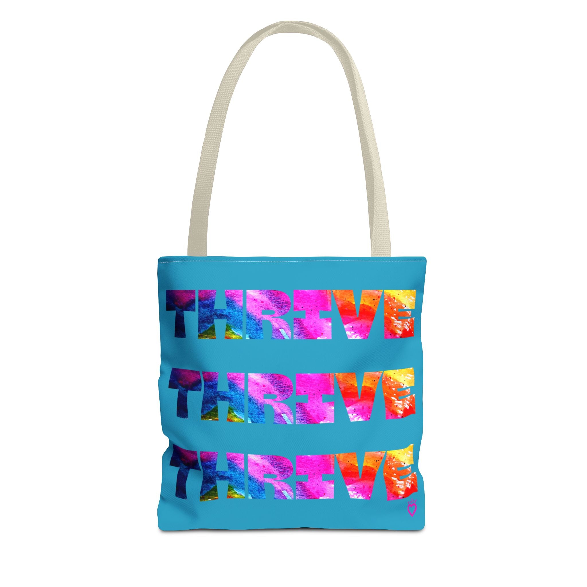 THRIVE Watercolor Everyday Tote Bag // Compact Tote Bag - Inspirational Carryall