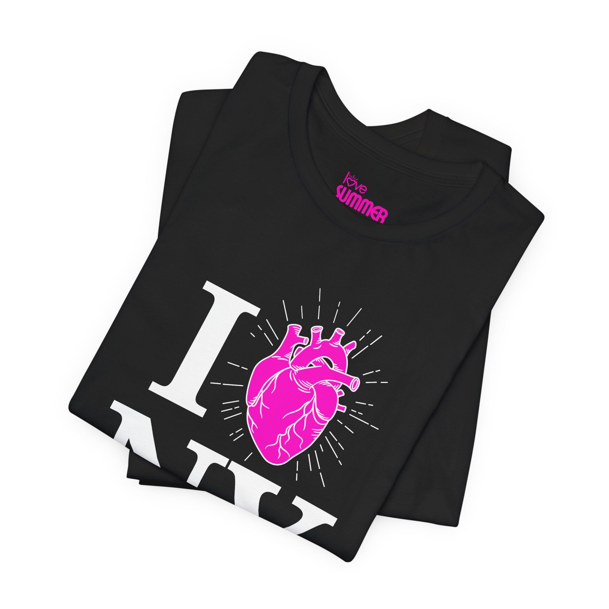 I (Vibe) Heart NY Tee // Premium Cotton Unisex T-shirt - Iconic Logo Tee