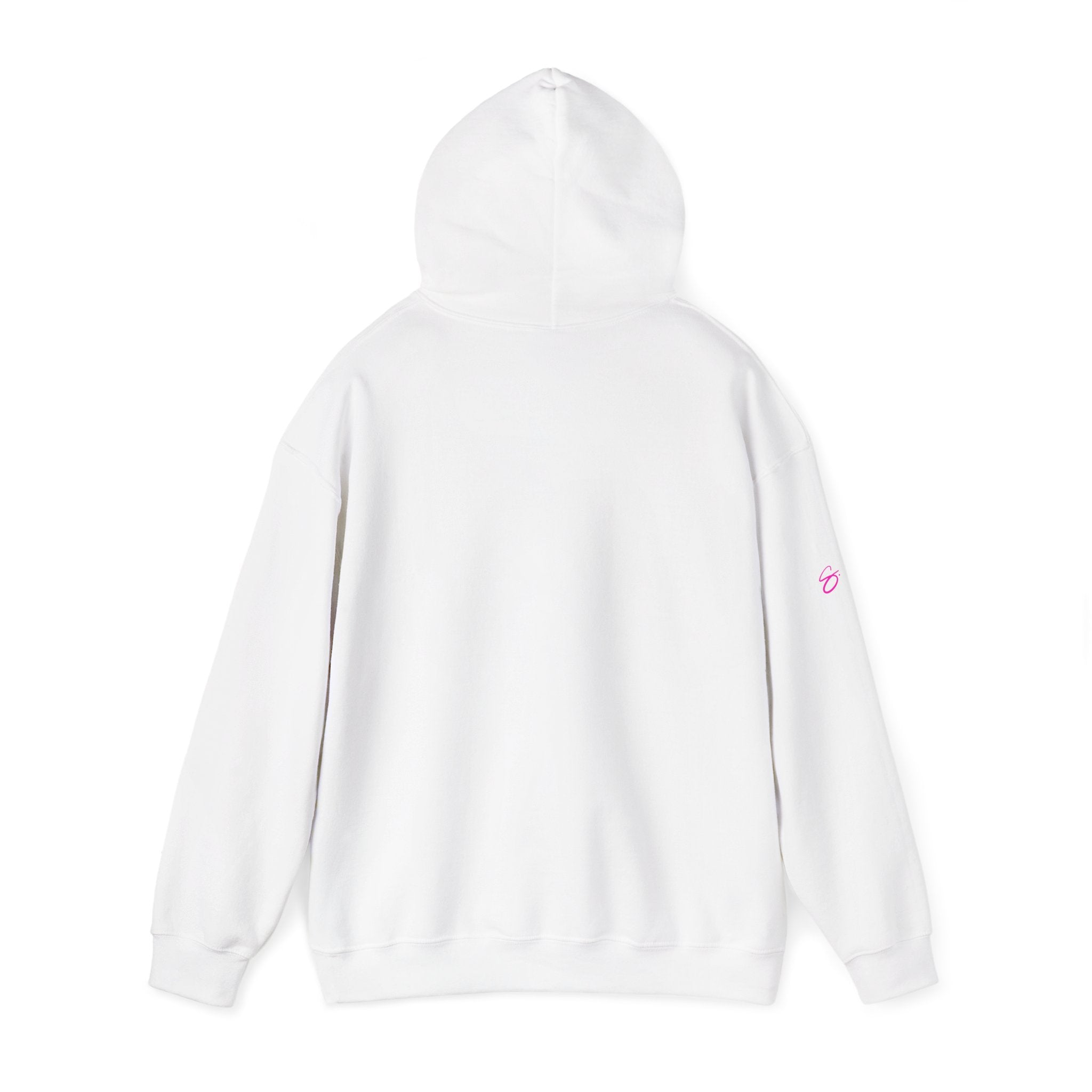 #F506B8 Love Summer Pink Color Swatch Hoodie // Soft Cotton Hooded Sweatshirt — Graphic Brand Hoodie