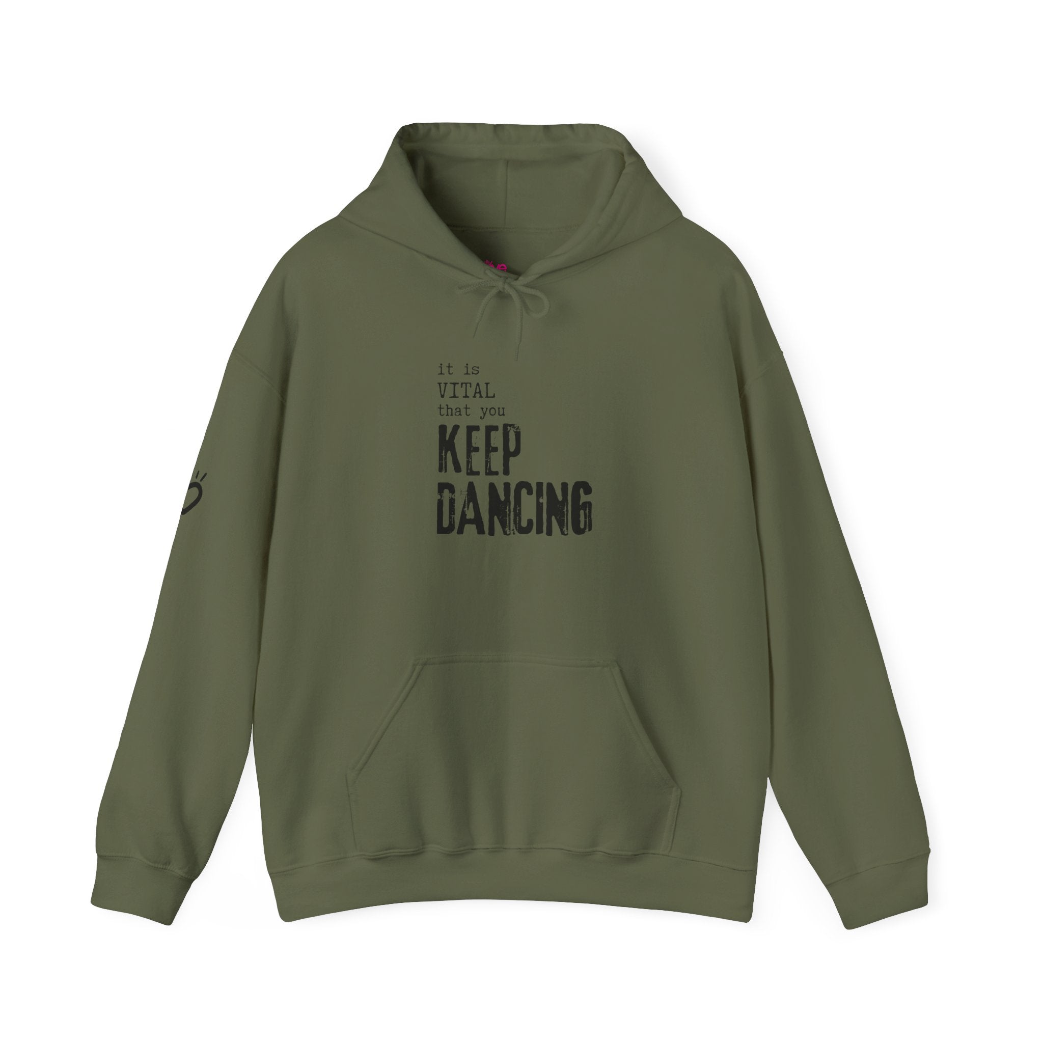 it is VITAL that you KEEP DANCING Hoodie // Premium Cotton Hooded Sweatshirt - Dance Hoodie