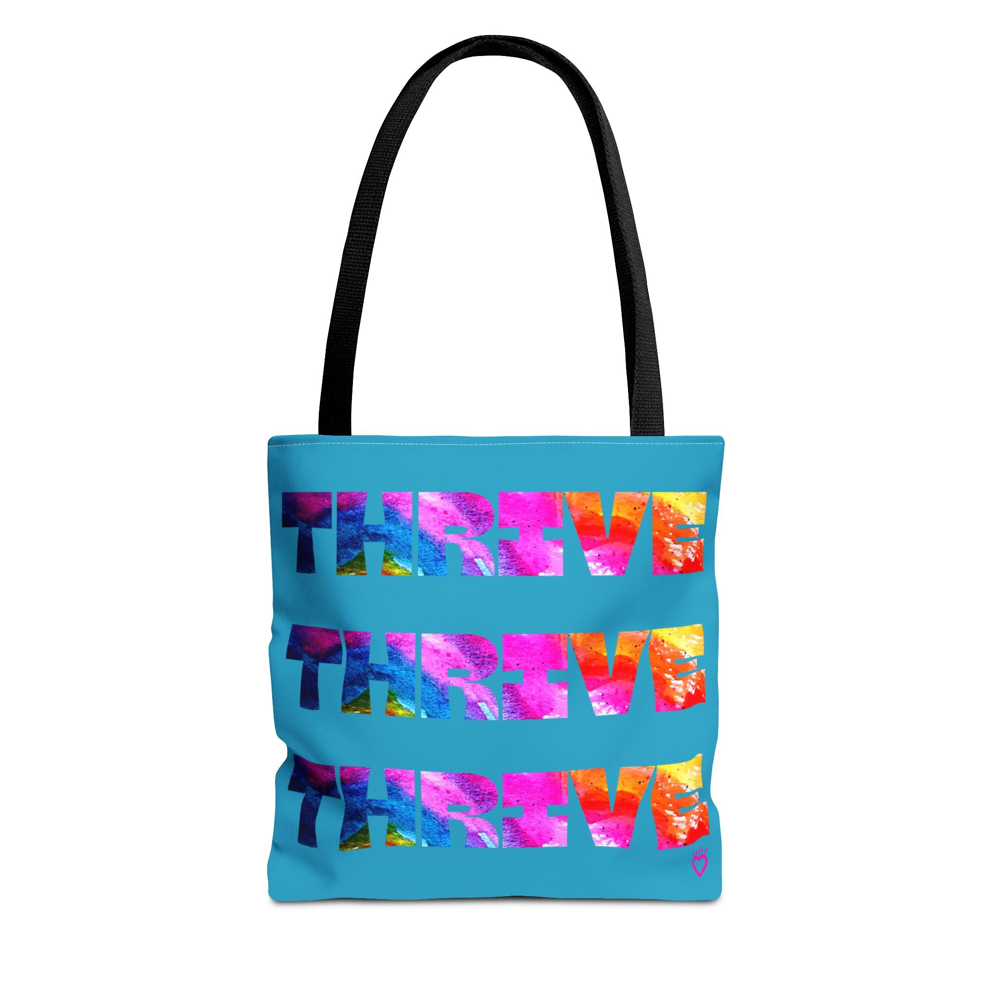 THRIVE Watercolor Everyday Tote Bag // Compact Tote Bag - Inspirational Carryall
