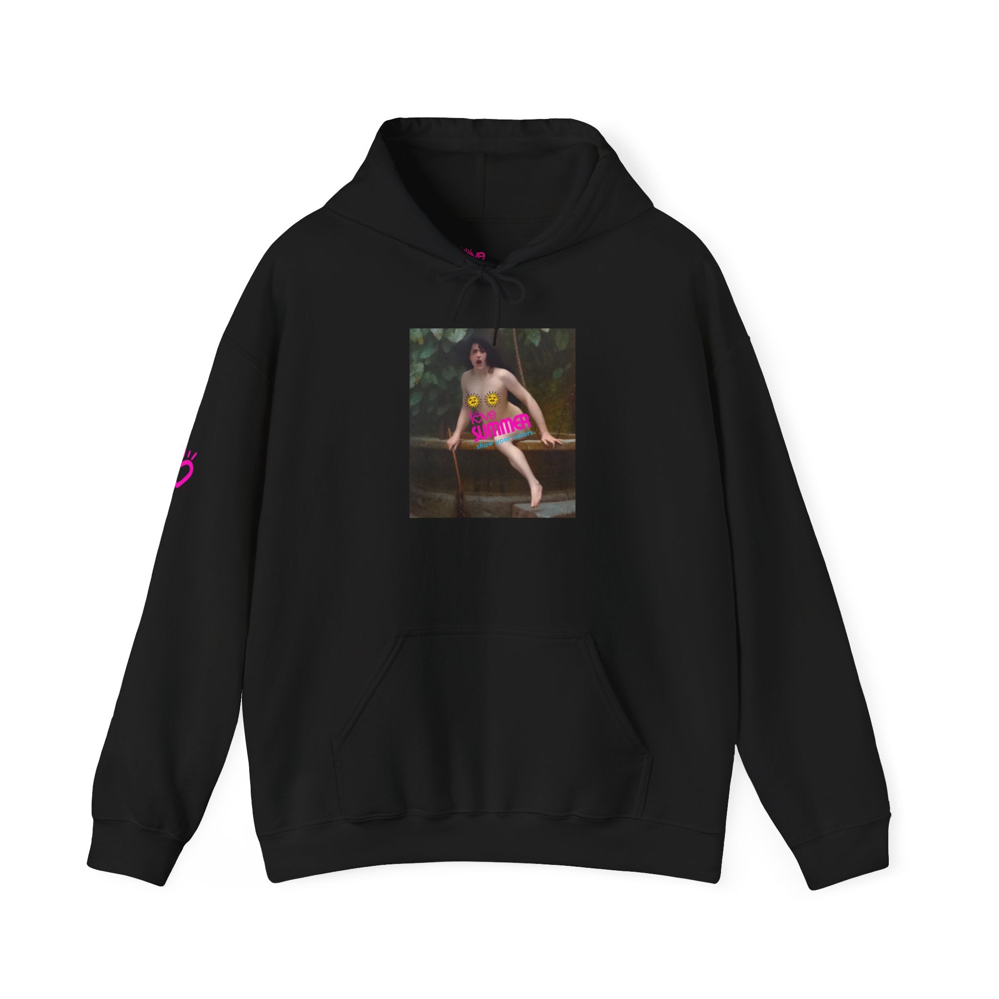 The Love Summer Studio Hoodie // Premium Cotton Hooded Sweatshirt - Art Logo Graphic Hoodie