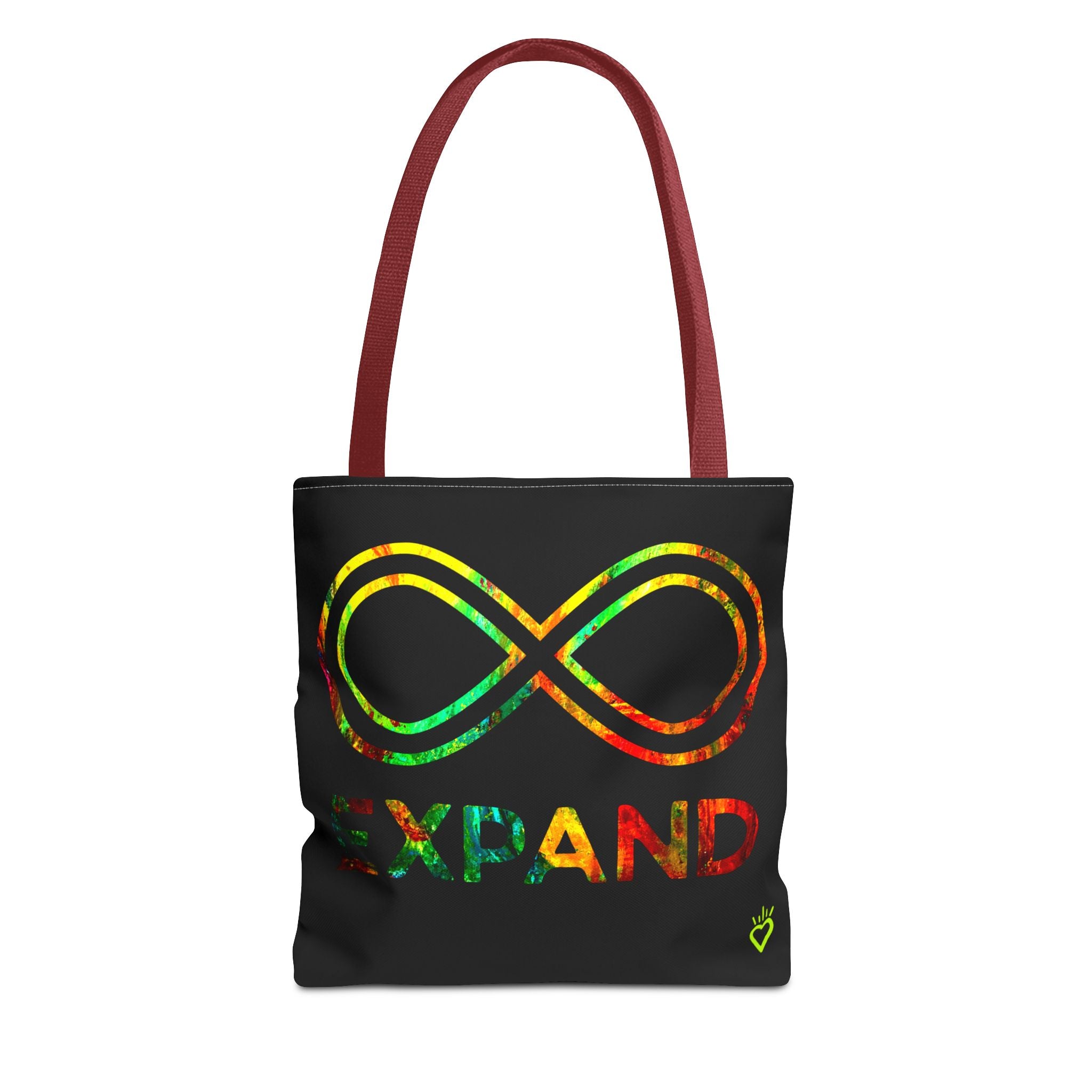 EXPAND Watercolor Graphic Everyday Tote // Compact Tote Bag - Inspirational Carryall
