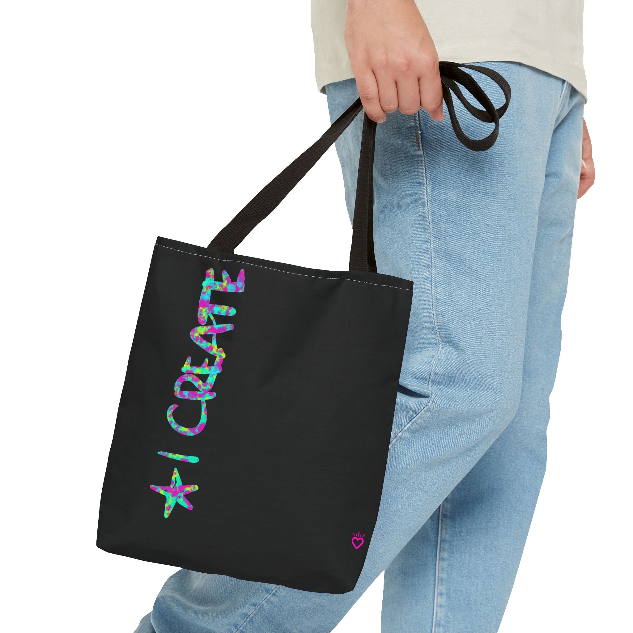 I CREATE Artist Everyday Tote Bag // Compact Tote Bag - Art Carryall