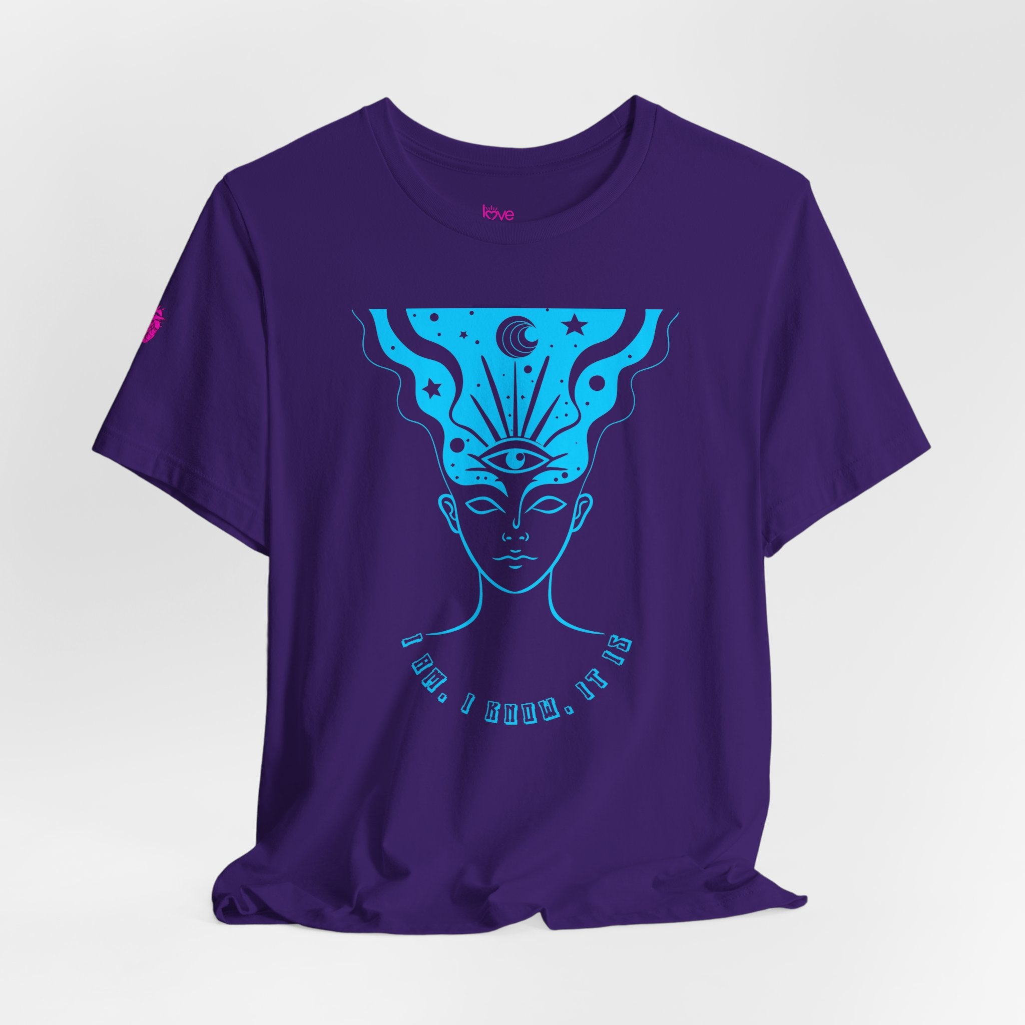 I AM, I KNOW, IT IS Tee // Premium Cotton Unisex T-shirt - Manifestation Graphic Tee
