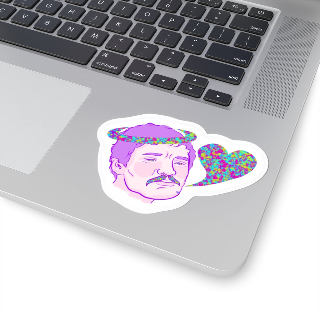 SPEAK LOVE — Kiss-Cut Sticker | Pop Art Heart Design