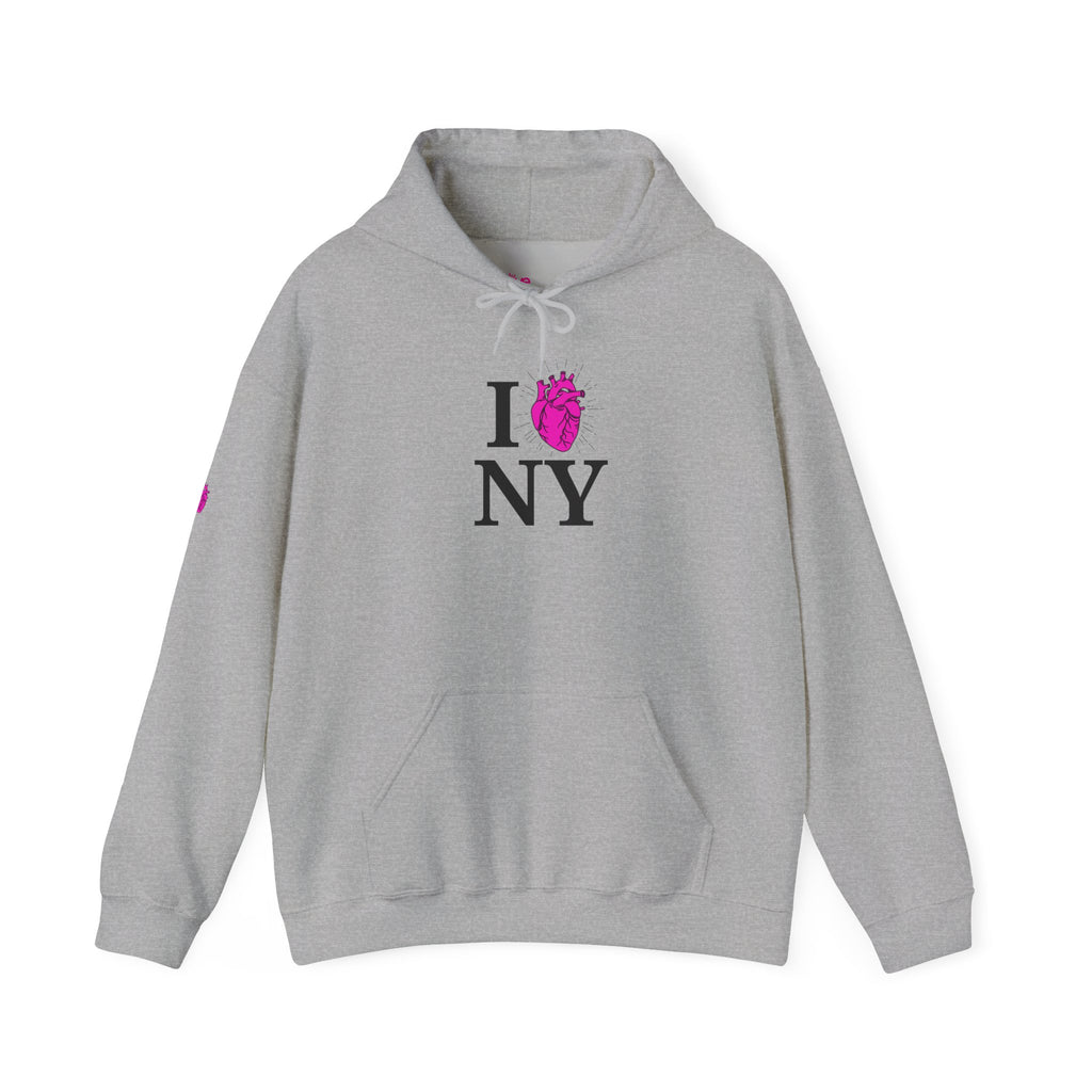 I (Vibe) Heart NY Hoodie // Soft Cotton Hooded Sweatshirt - Iconic Logo Hoodie