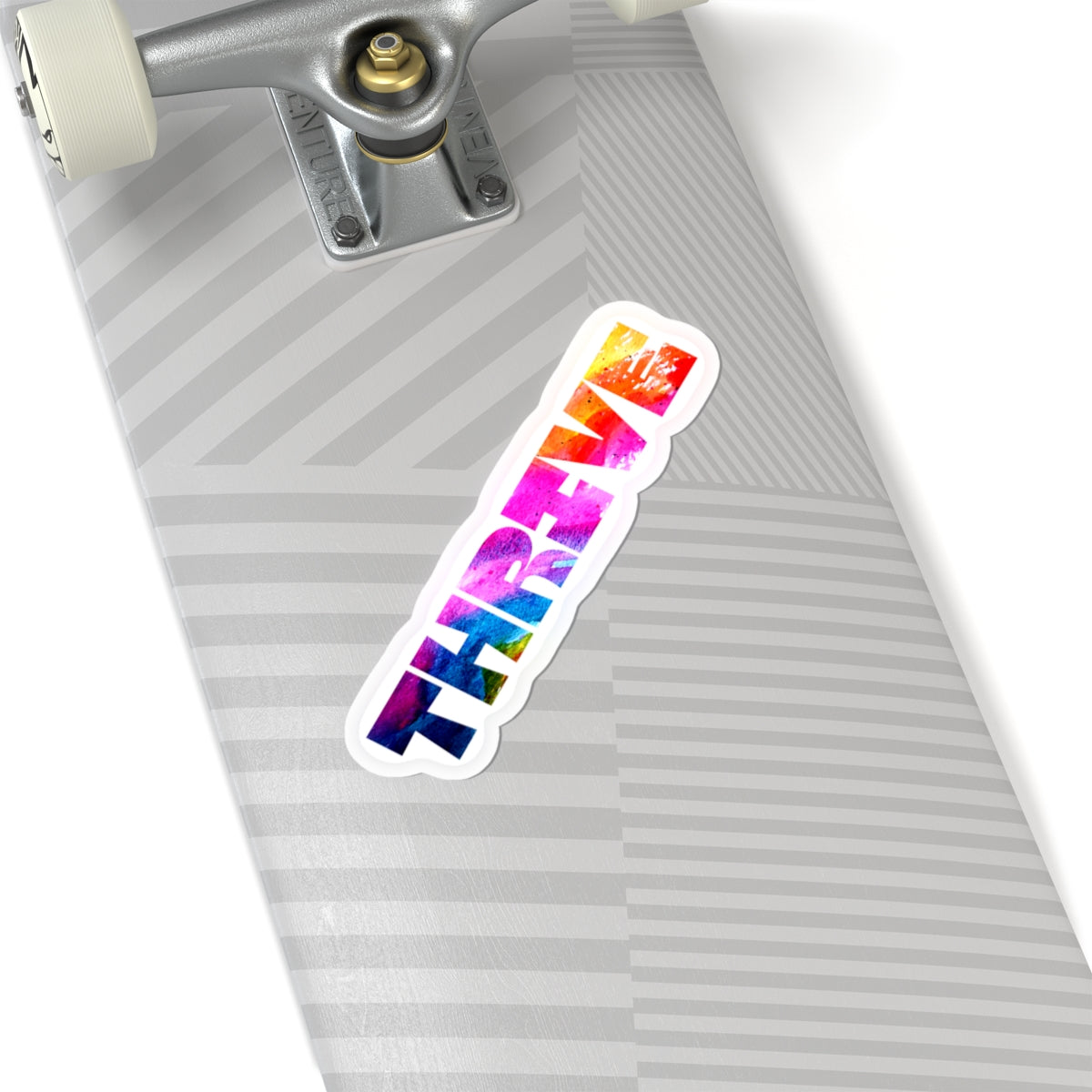 THRIVE — Kiss-Cut Sticker | Bold Watercolor Motivation