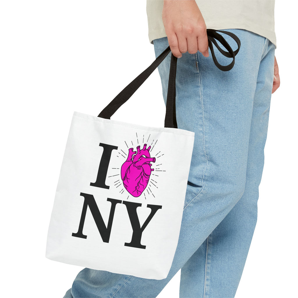 I (Vibe) Heart NY Tote Bag // Compact Everyday Tote - Iconic Logo Bag